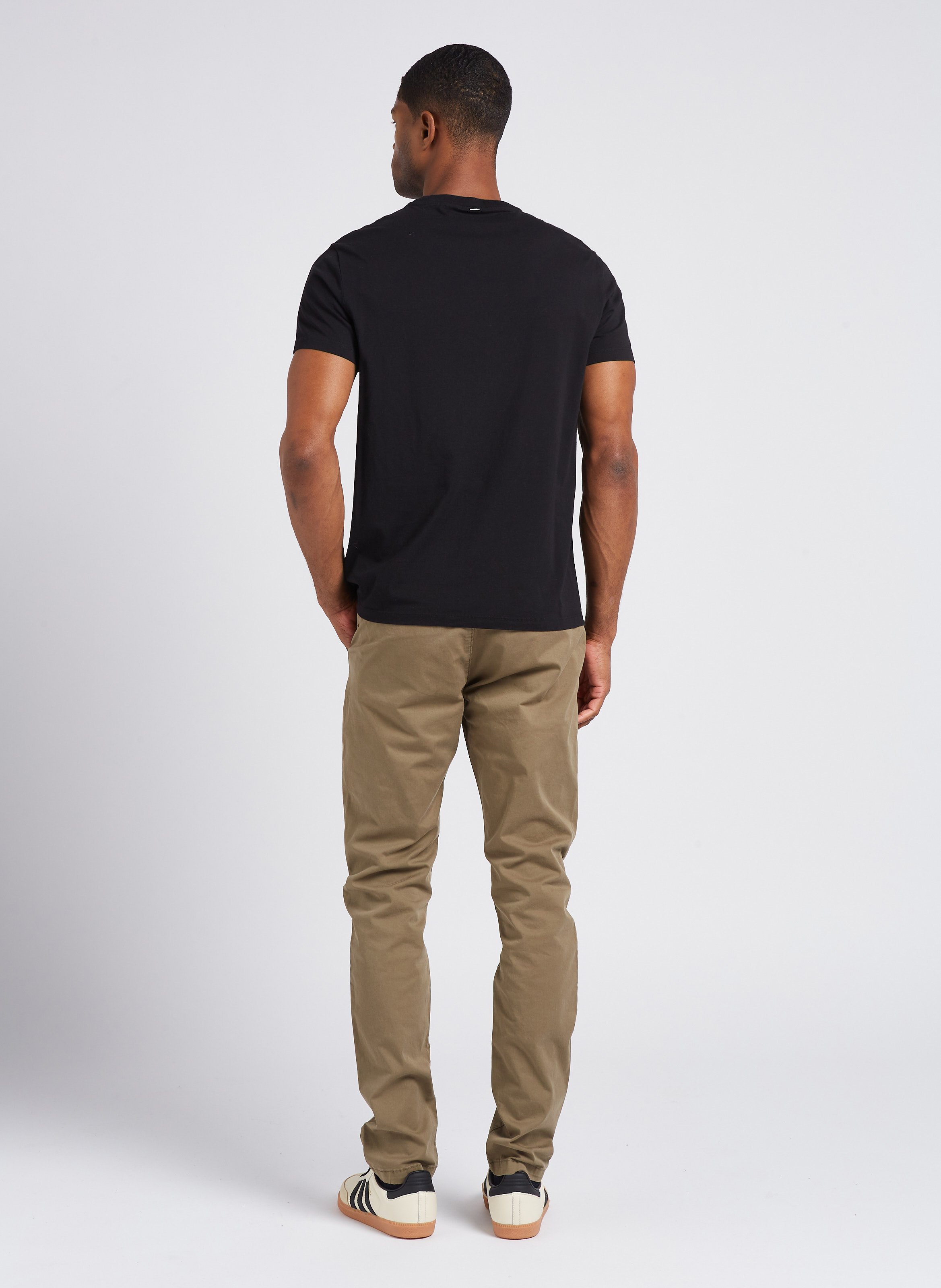 Slim-fit chino | katoenblend IKKS Kaki