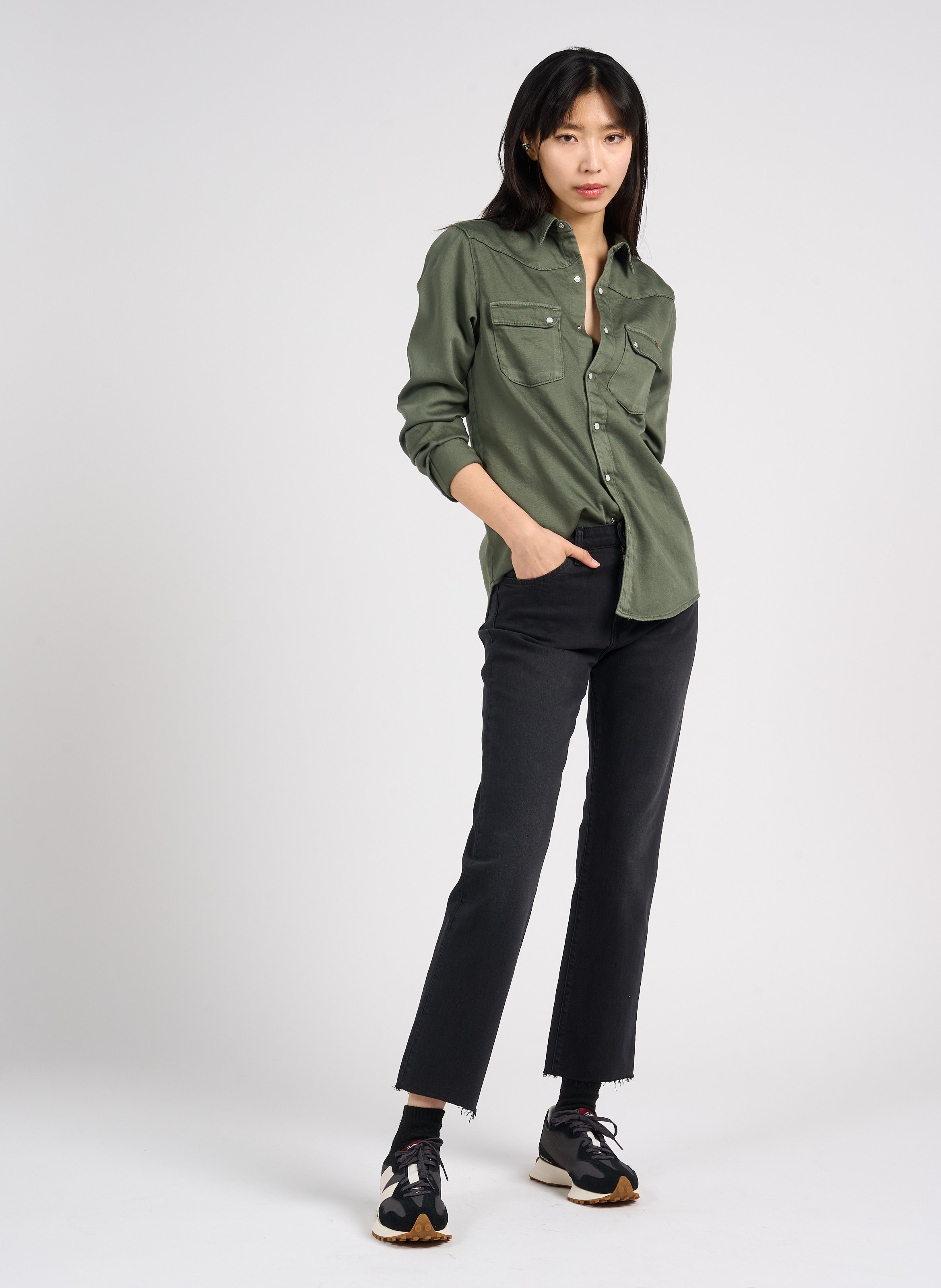 Rechte jeans | katoenblend ACQUAVERDE Zwart