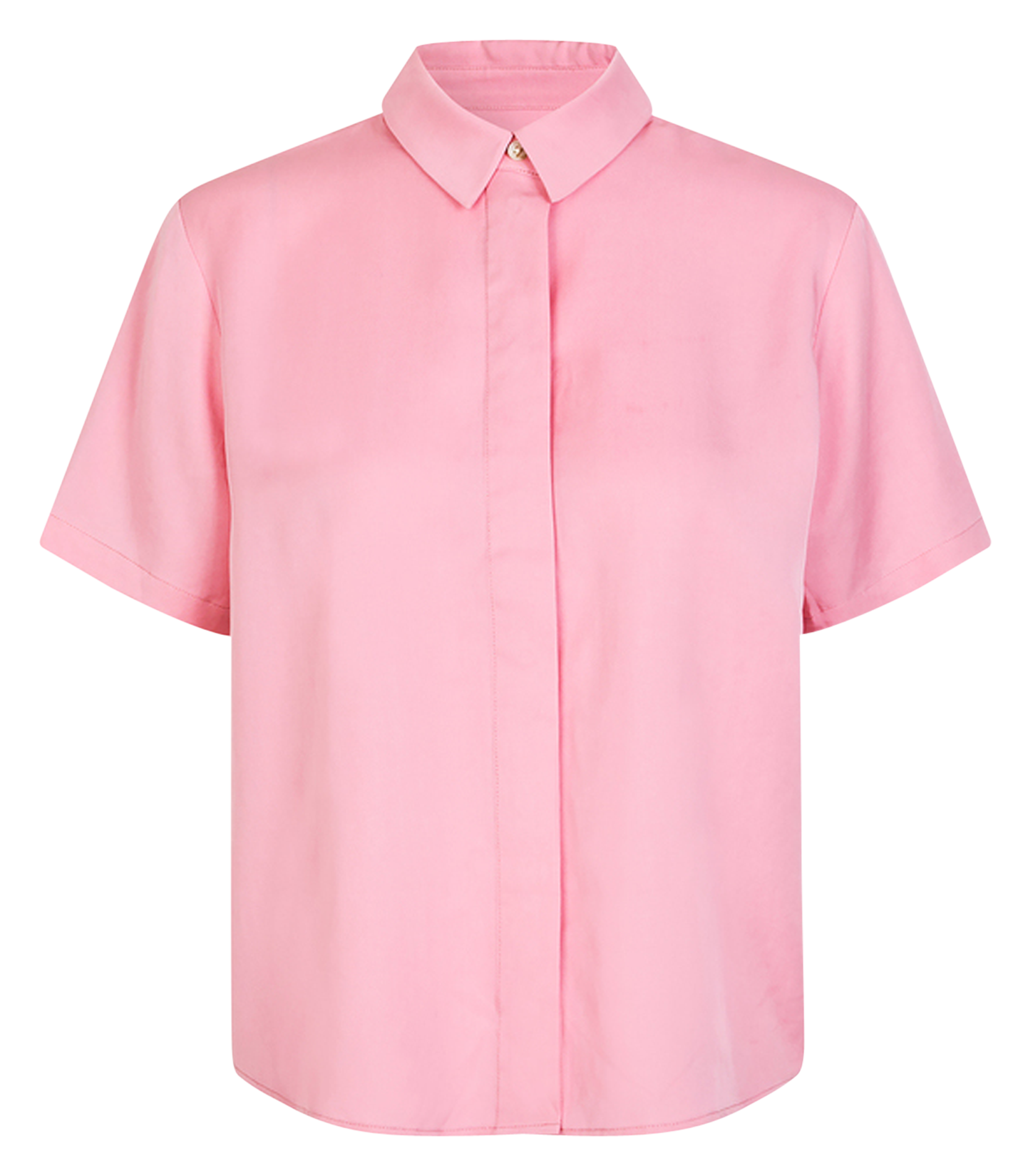 Loose-fit shirt with classic collar SAMSOE SAMSOE Pink