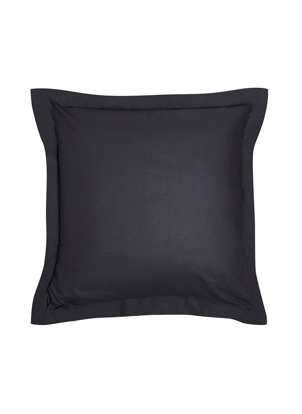 Pillowcase with organic cotton flounce TODAY LINGE DE MAISON Black