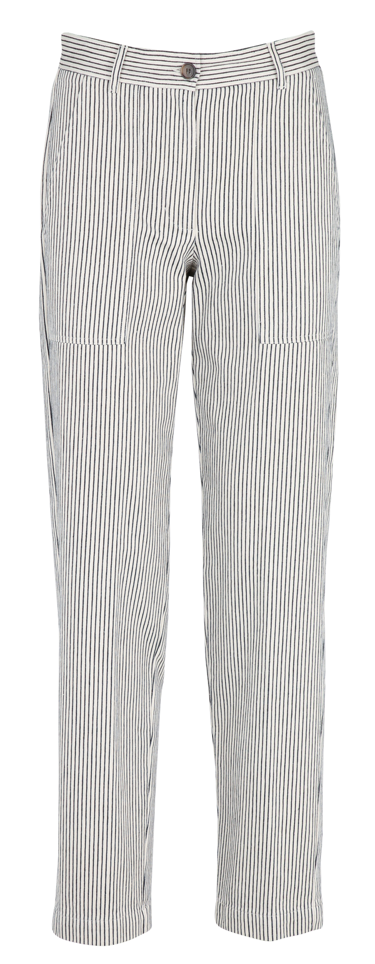 Gerade geschnittene Hose mit Streifen HARTFORD Beige