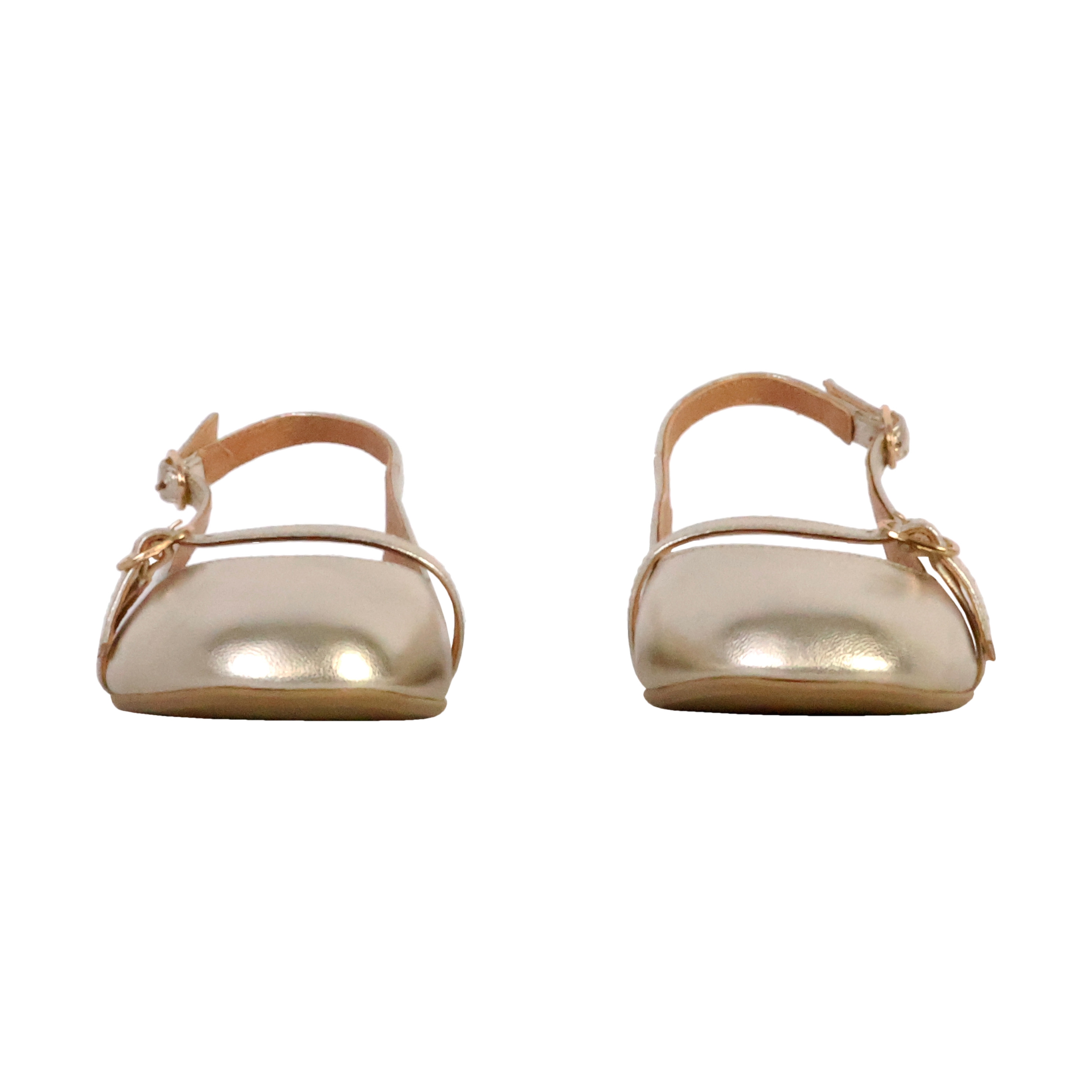 Tiffany leather ballet flats Grey