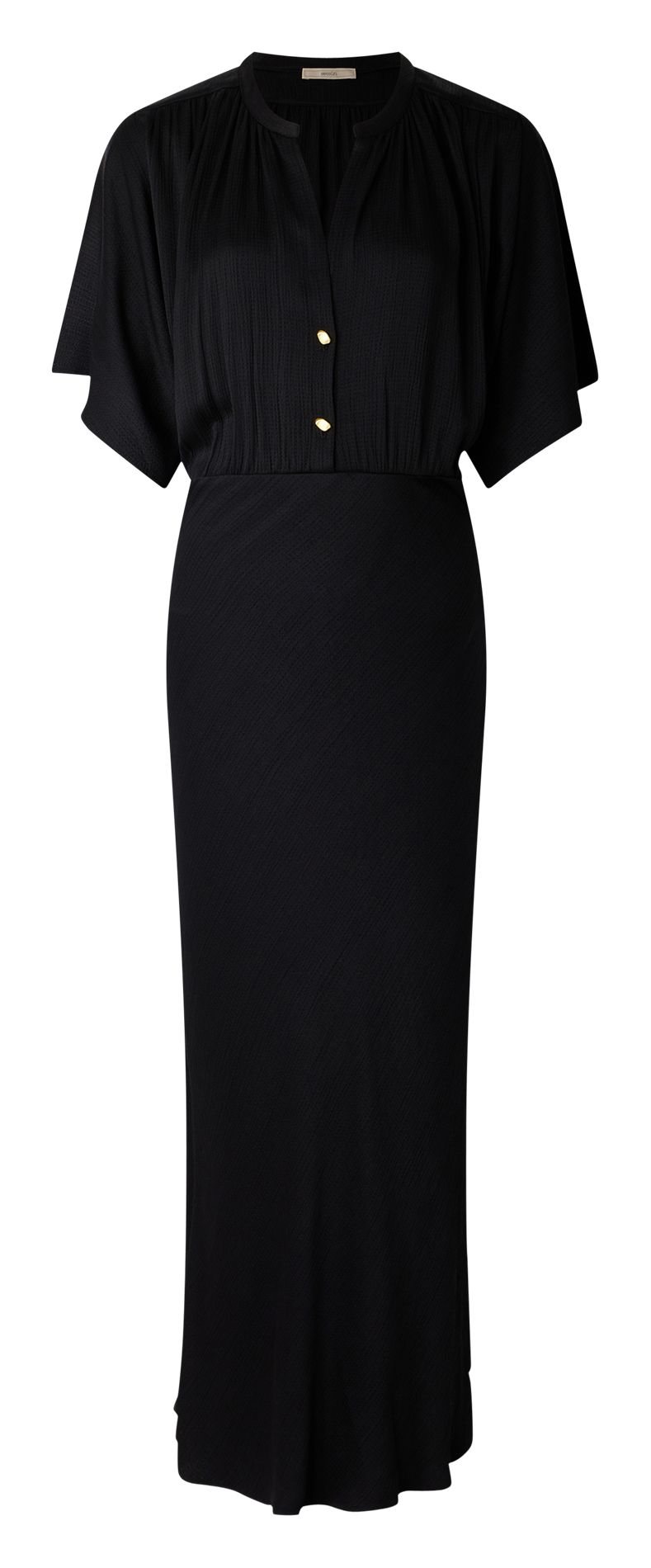 Robe longue col rond  SESSUN Noir