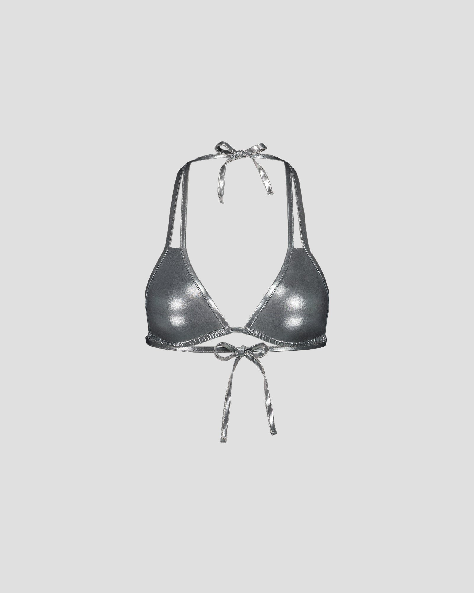 Haut de maillot de bain triangle assia top JOTT Gris