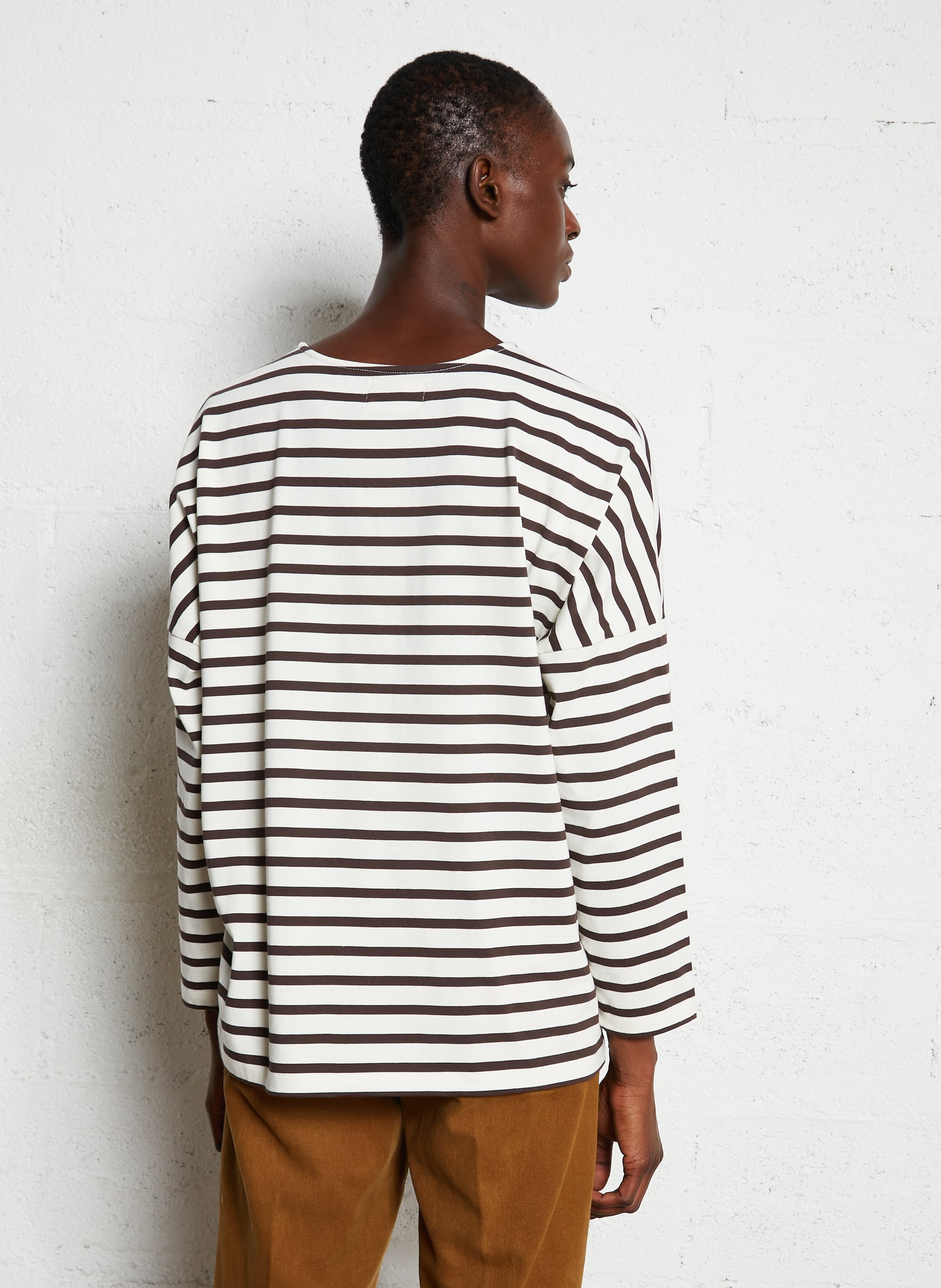 Oversized cotton T-shirt DES PETITS HAUTS White