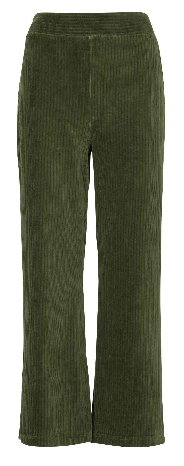 Pantalon large en velours côtelé NICE THINGS Kaki