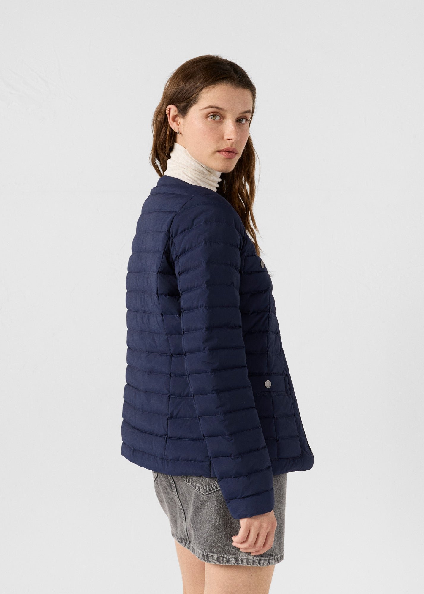 Ingrid tailored puffer jacket JOTT Blue