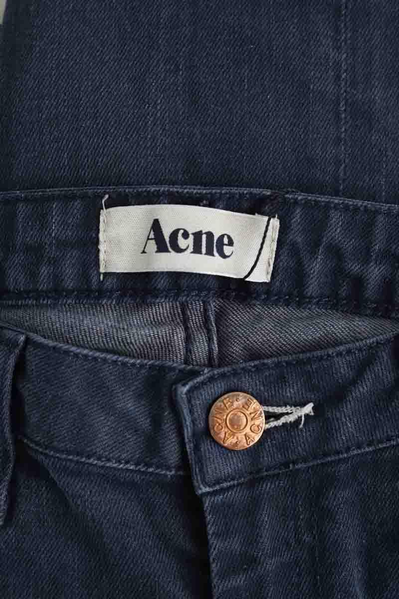 Cotton skinny jeans ACNE STUDIOS - Seconde Main Blue