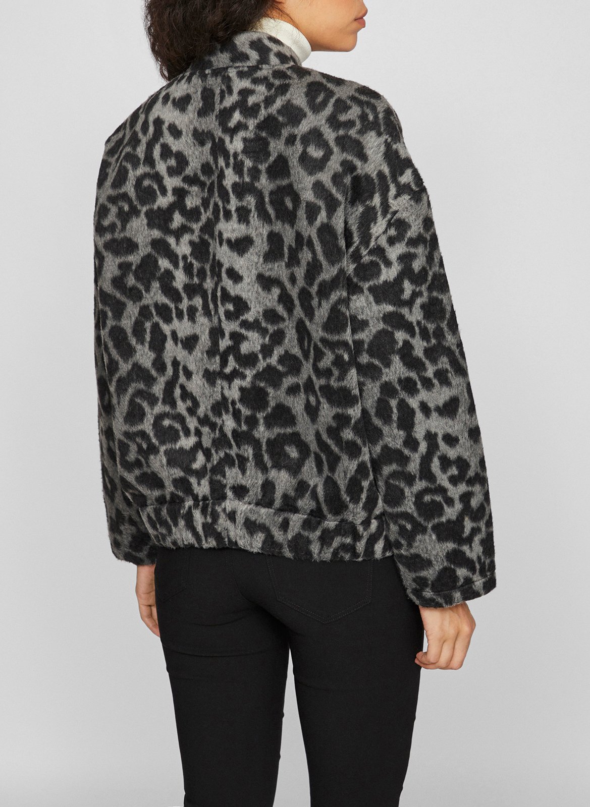 Manteau col teddy  VILA Gris