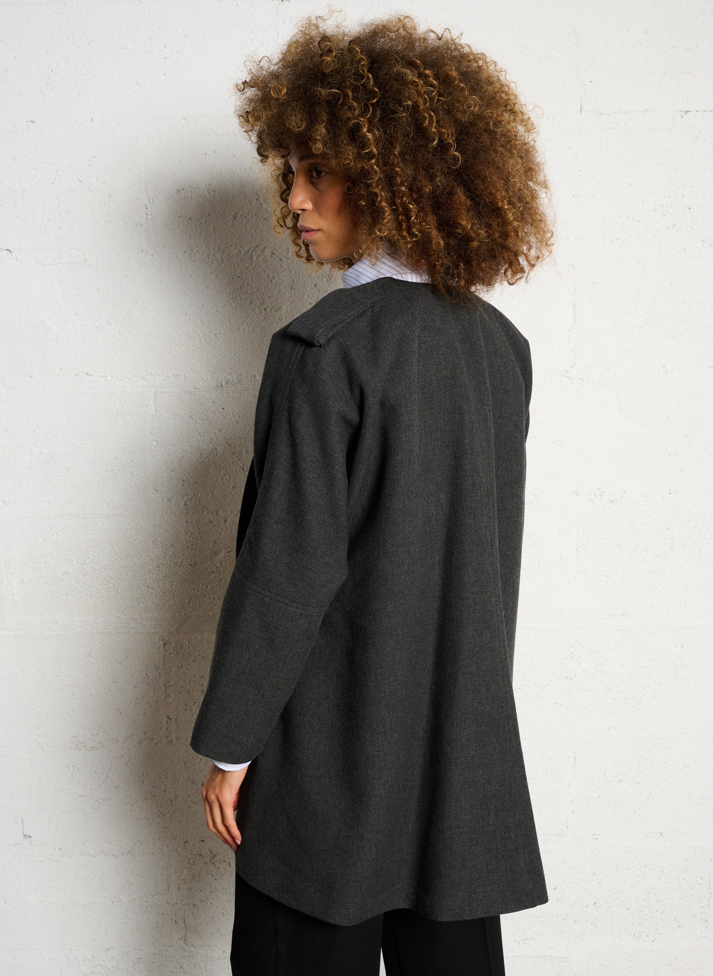 Robe ample col rond  MARGAUX LONNBERG Argent