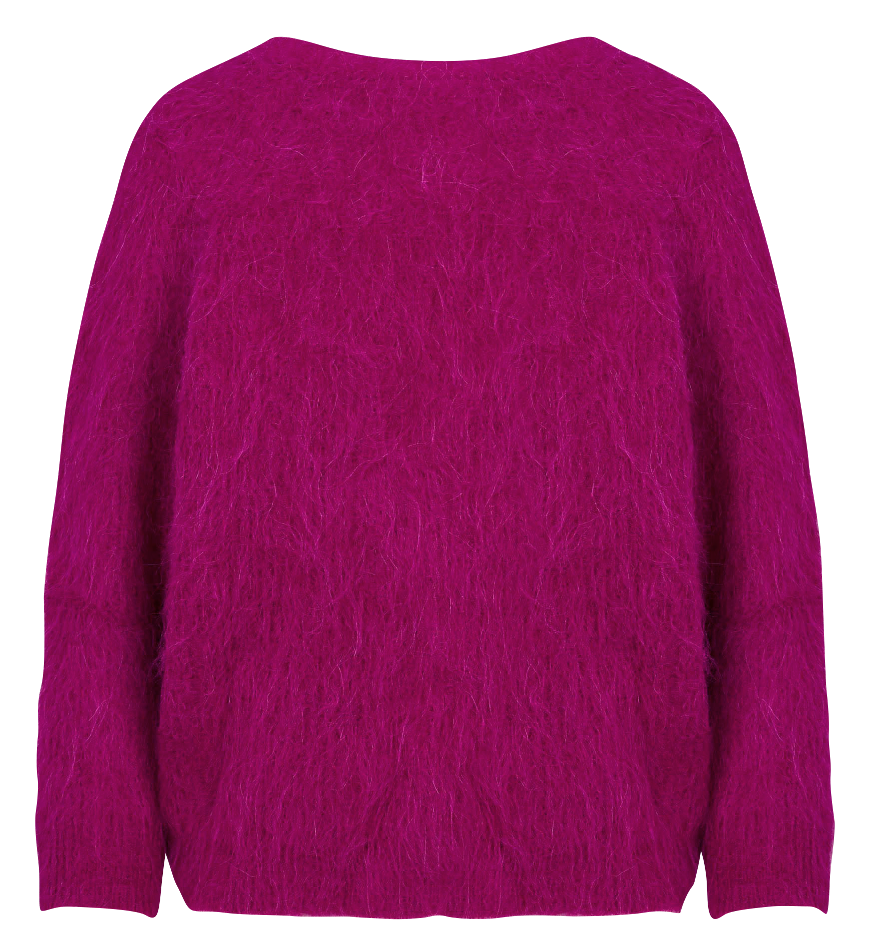 Pull col rond en alpaga mélangée BA&SH Rose