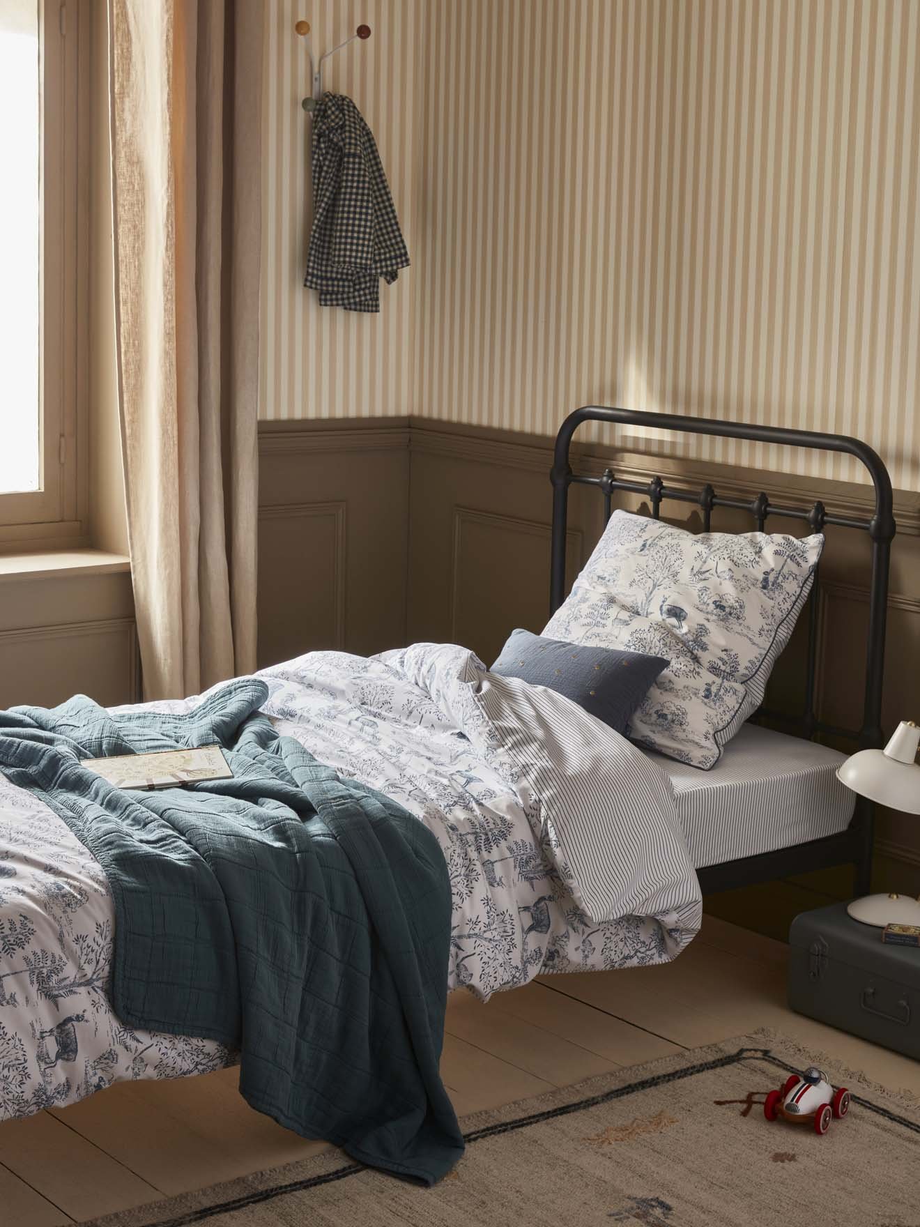 Cotton duvet cover "esprit petit jouy" CYRILLUS