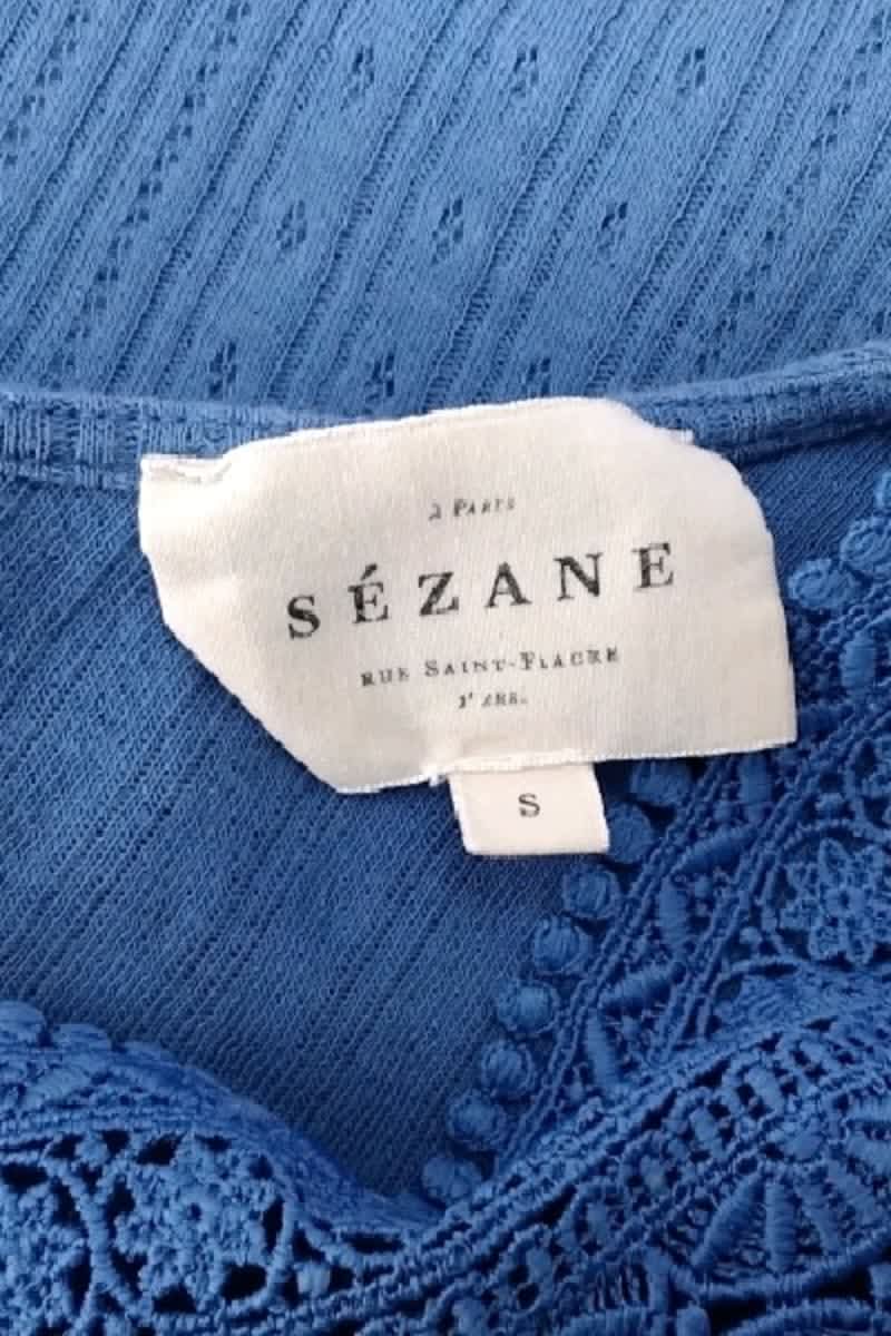 T-shirt SEZANE - Seconde main Blue