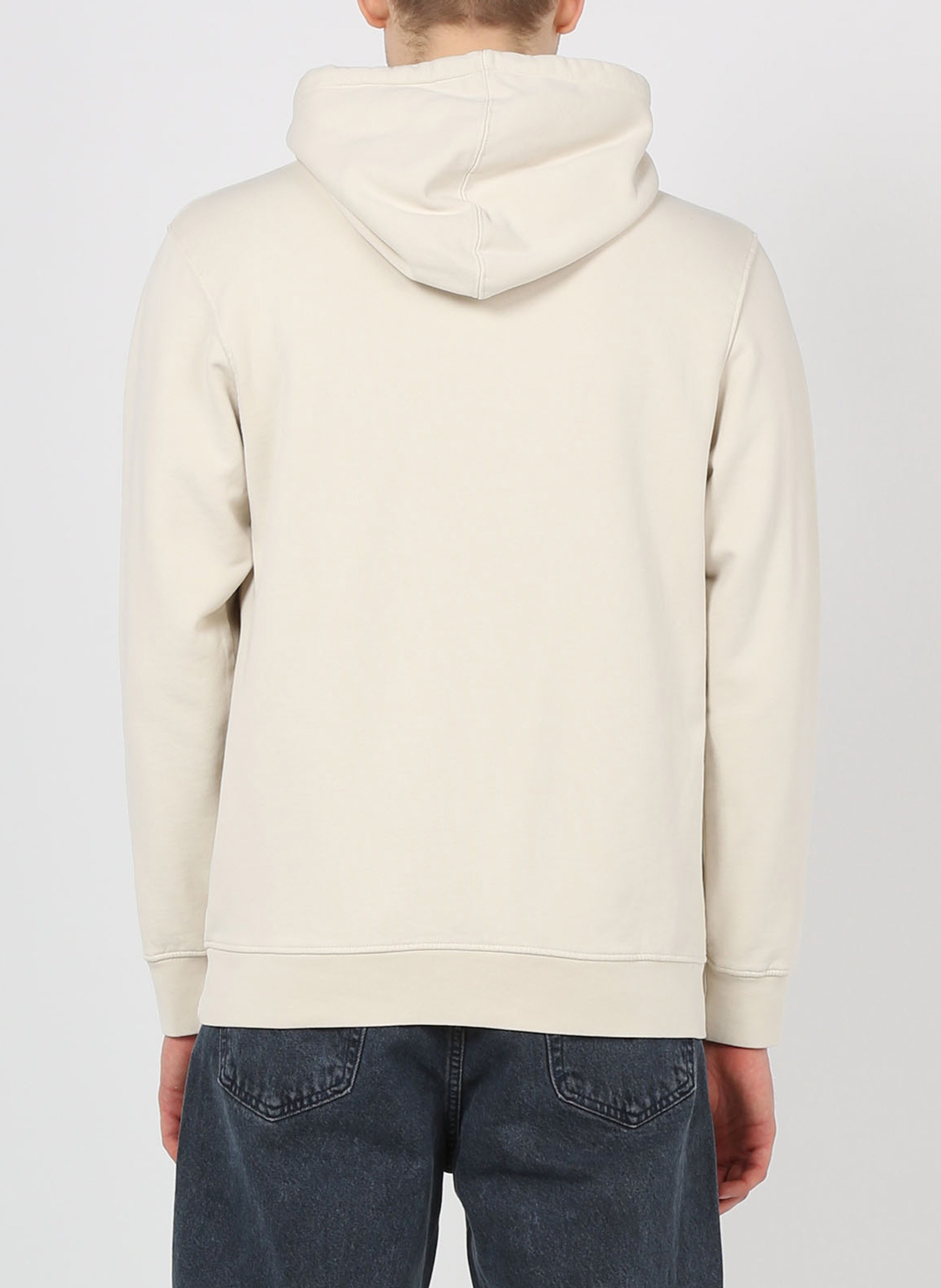 Kapuzensweatshirt aus Baumwolle, Regular Fit COLORFUL STANDARD Weiss