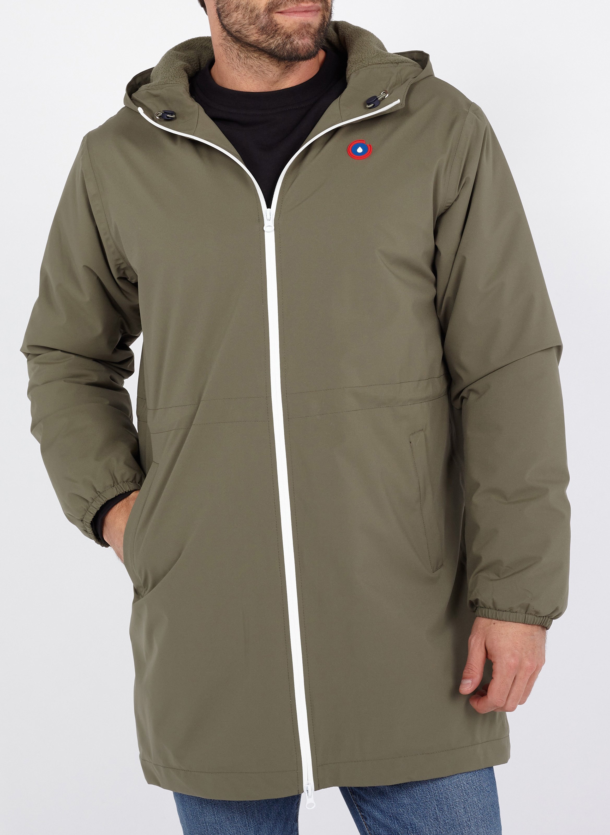 Coupe-vent imperméable regular-fit à capuche  FLOTTE Vert