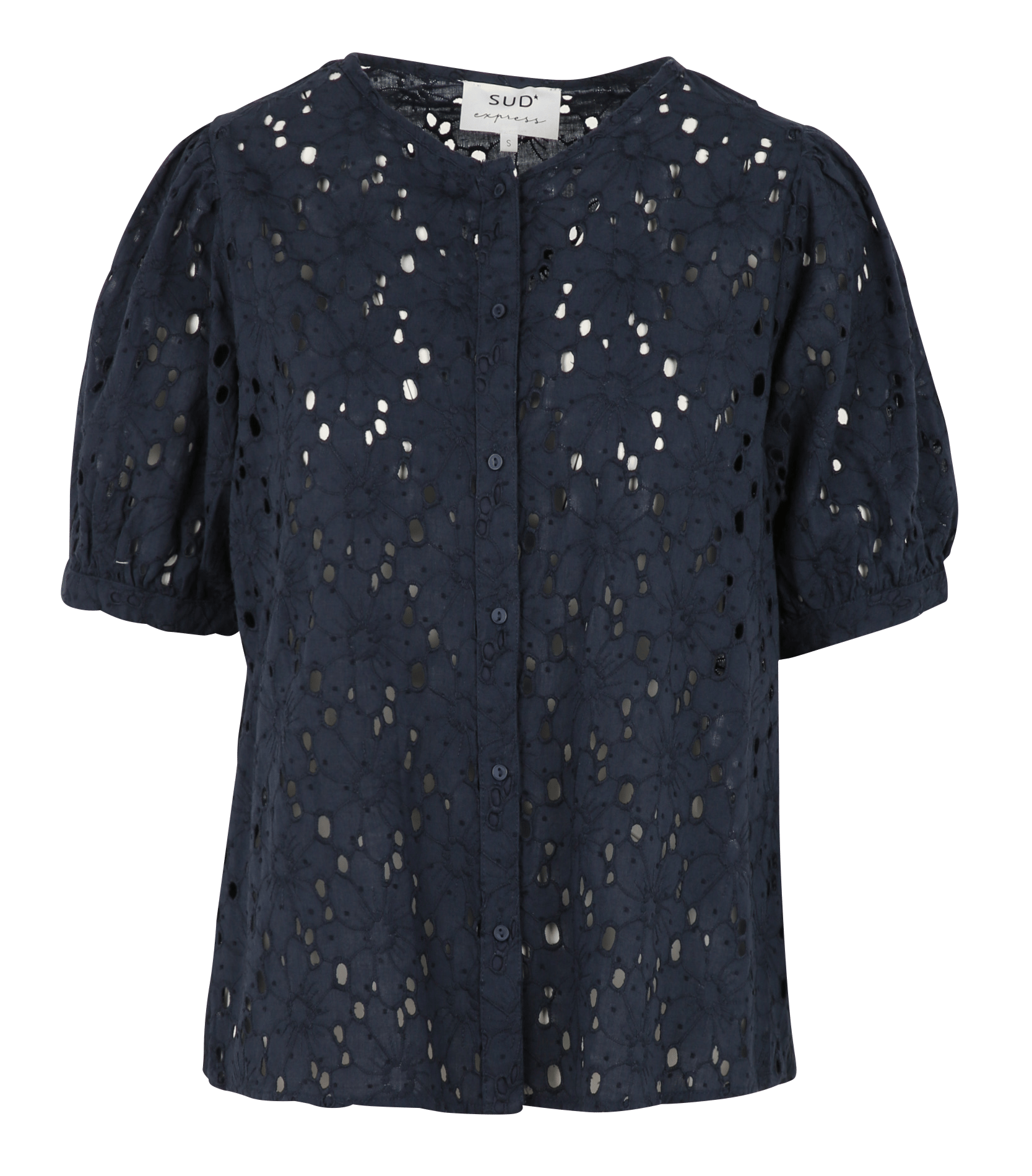 Aimee - Plumetis-Oberteil SUD EXPRESS Blau