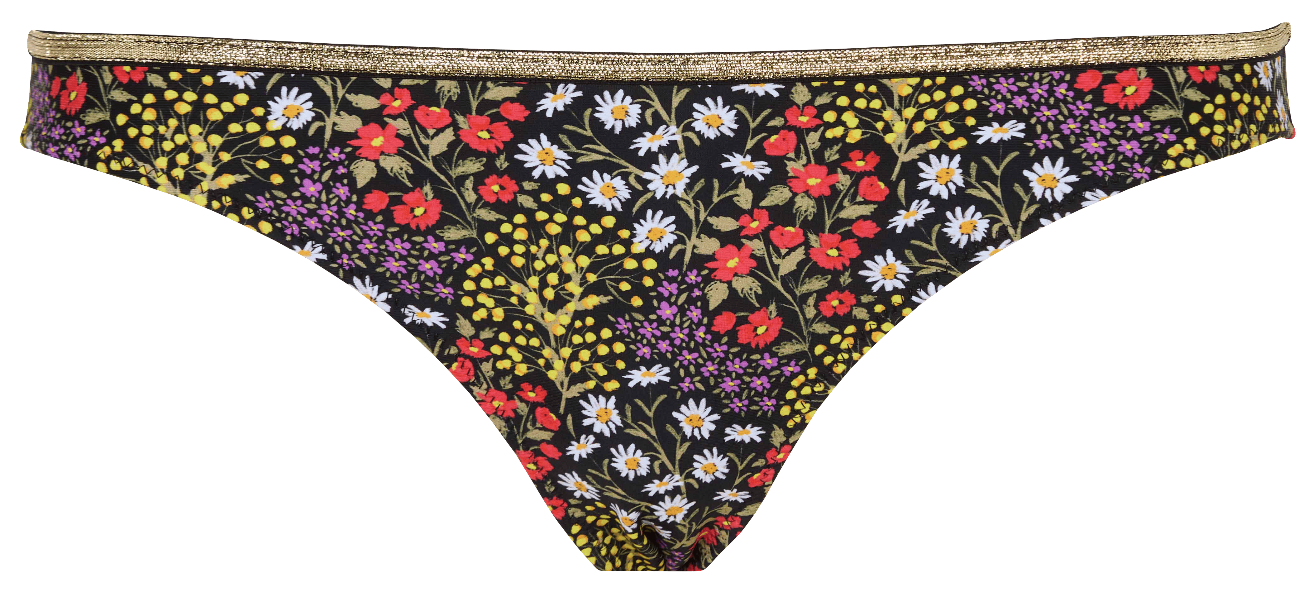 Printed bikini bottoms LA NOUVELLE Black