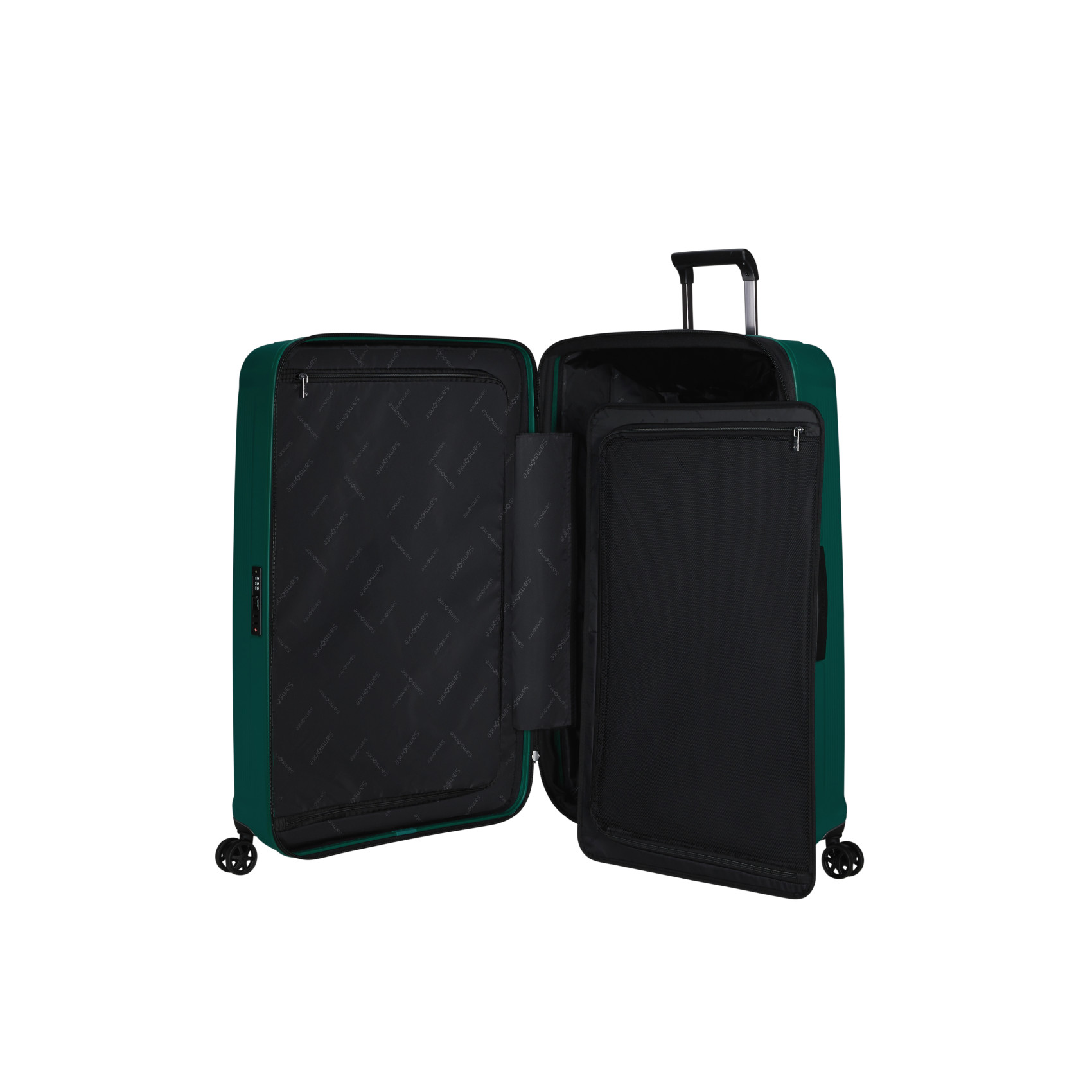 Nuon 4-wheel suitcase size xl SAMSONITE Green