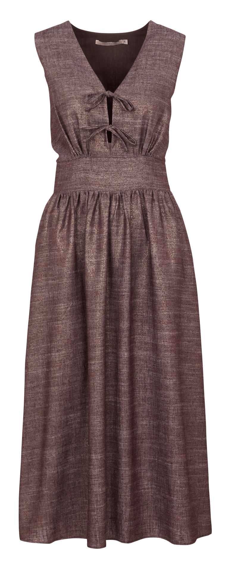 Robe midi col V LA FEE MARABOUTEE