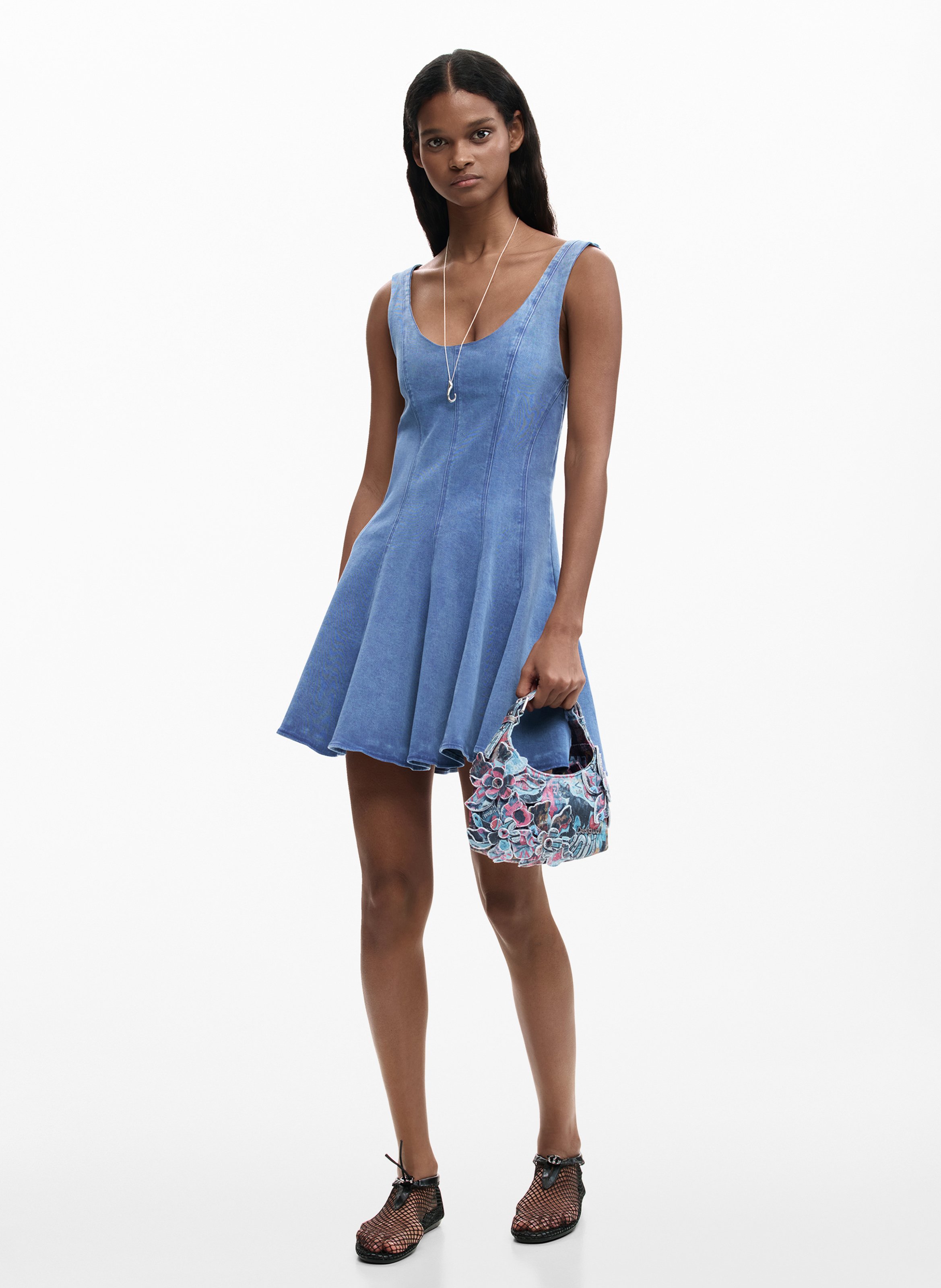 Sac à main en coton DESIGUAL Multicolore