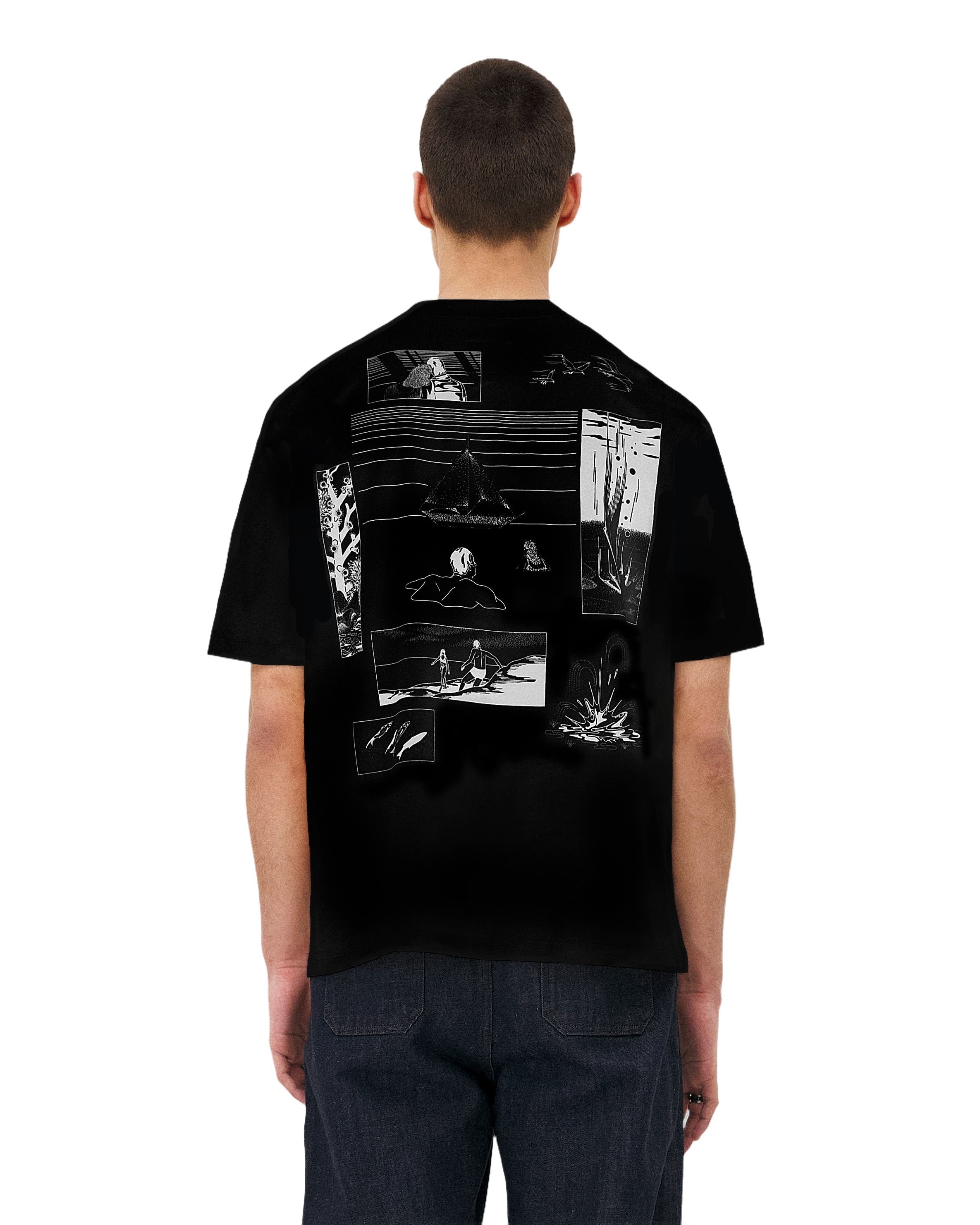 Oversized T-shirt by Gumi Merceron Noyoco Black