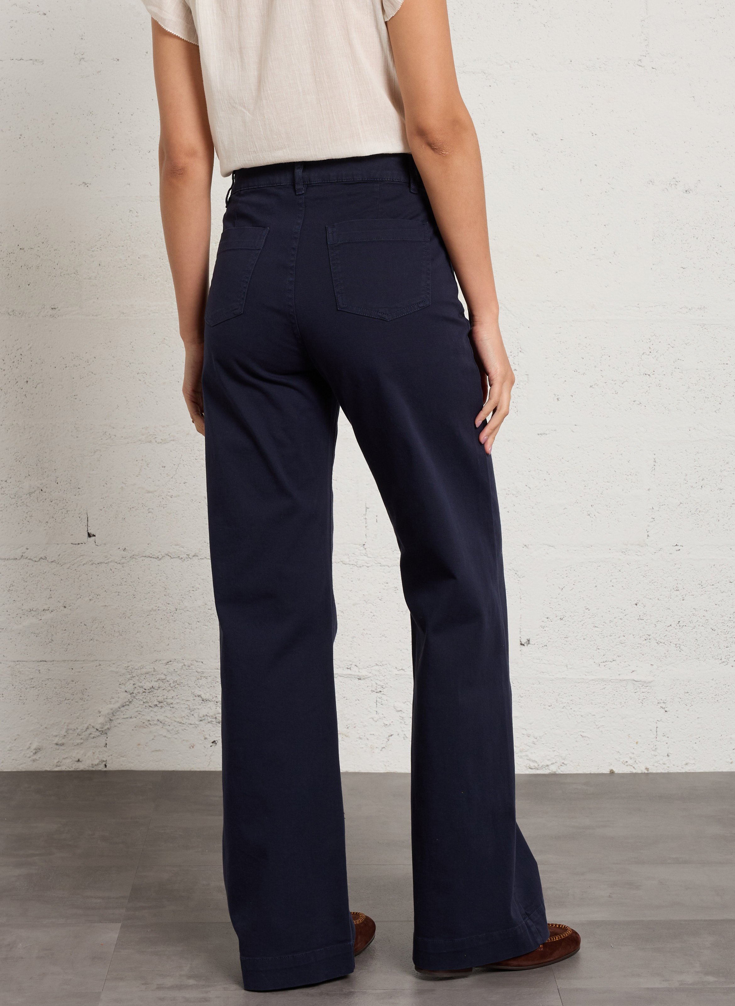 Jean large en coton MAISON 123 Bleu