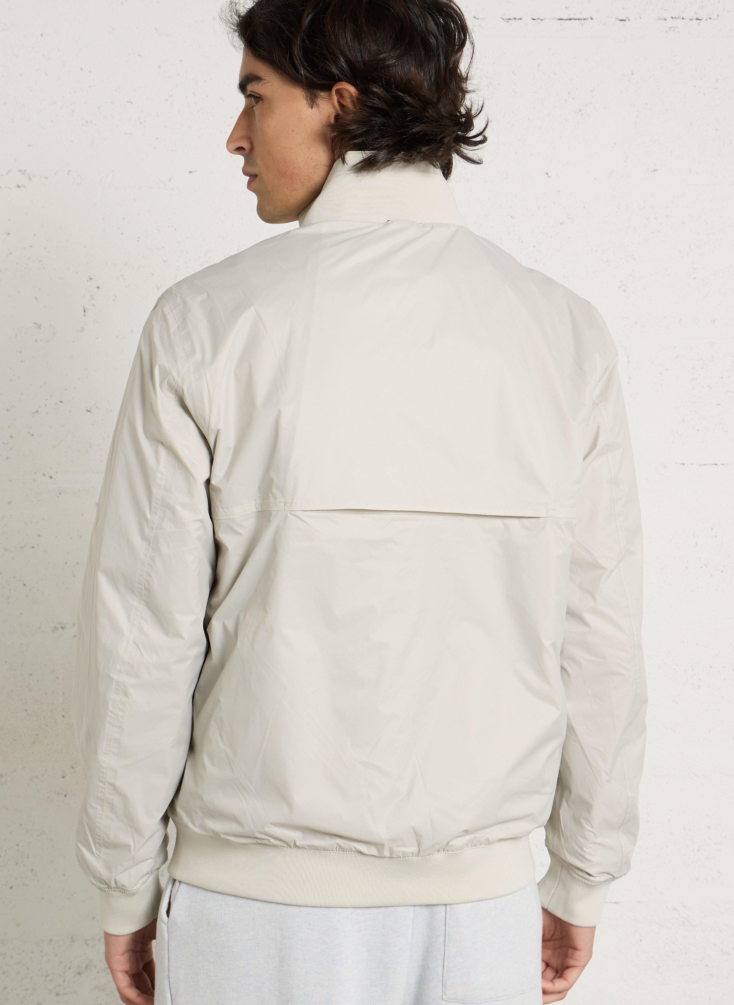 Veste col montant K-WAY Marron