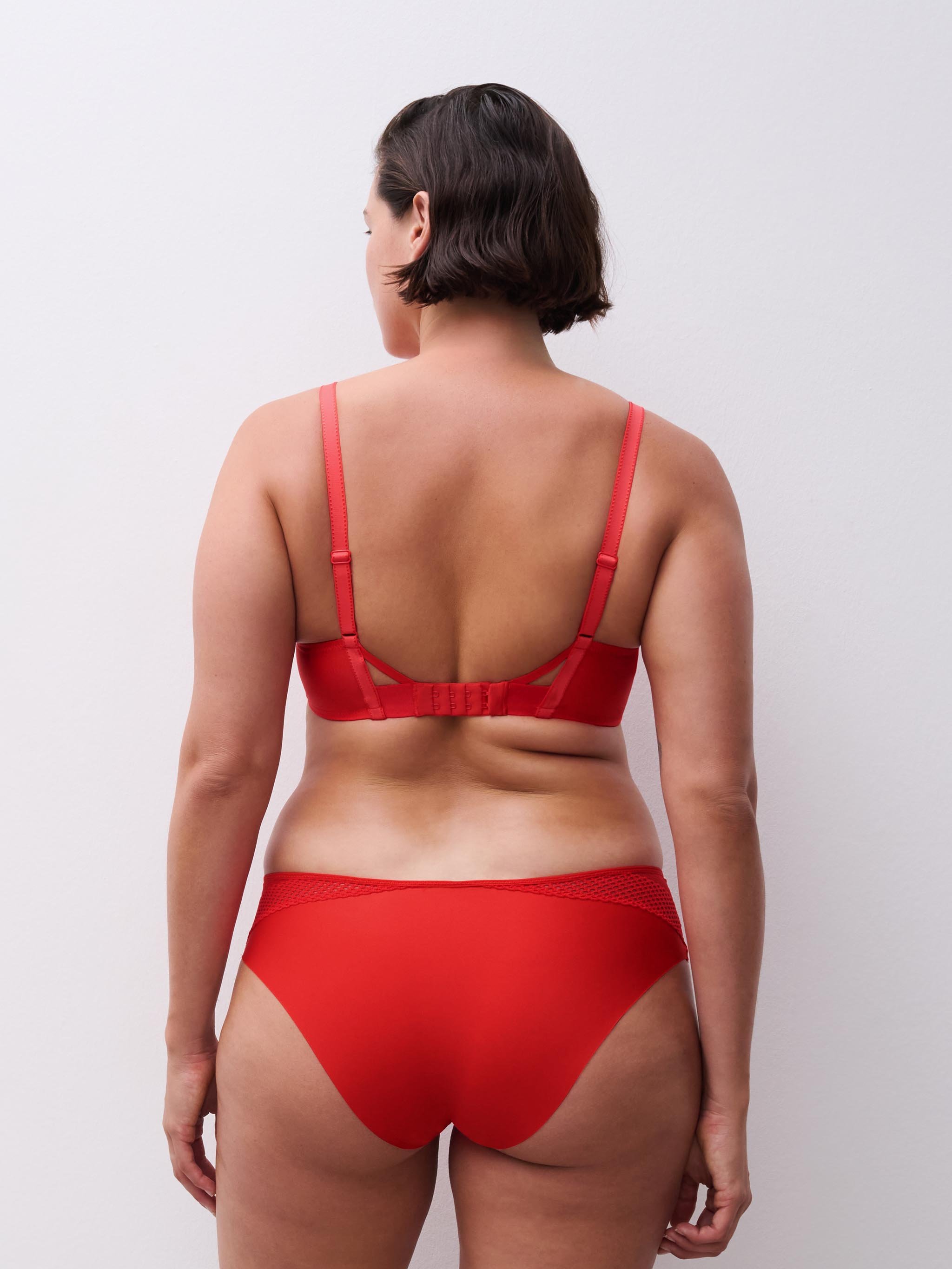 Plunge cup bra CHANTELLE PULP Red