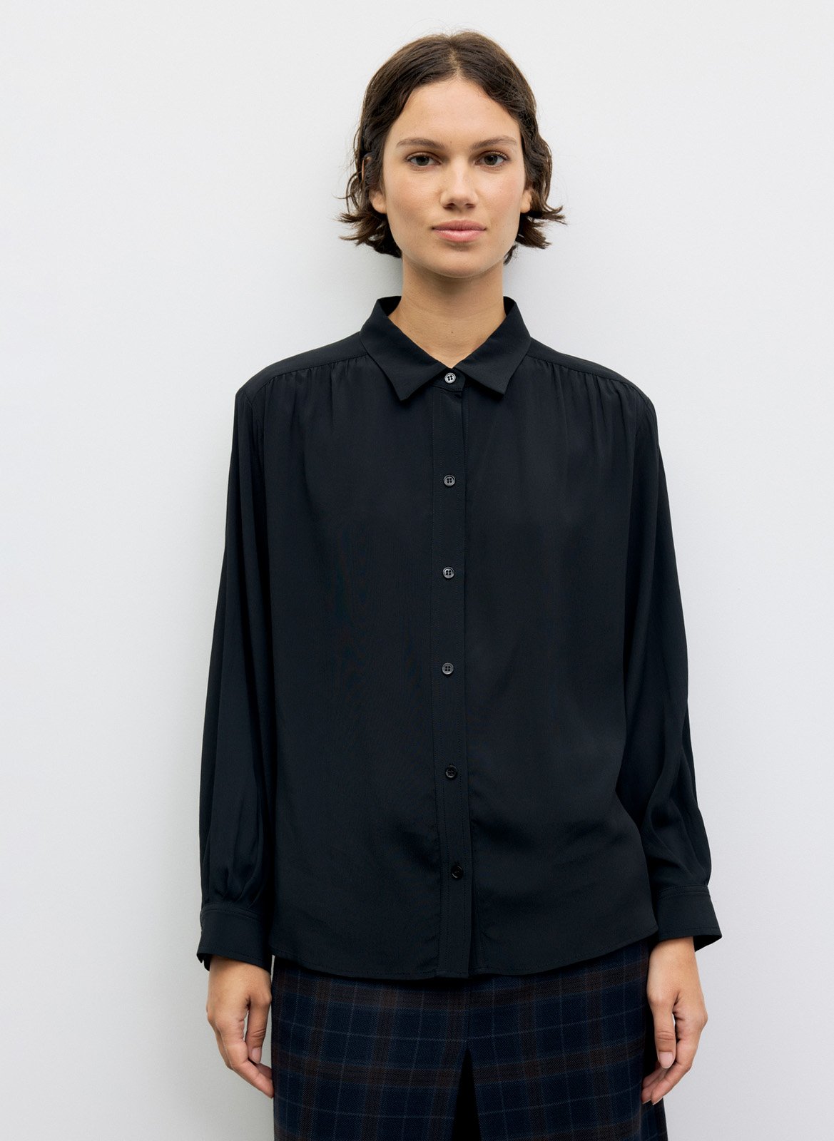 Plain straight shirt GERARD DAREL Black