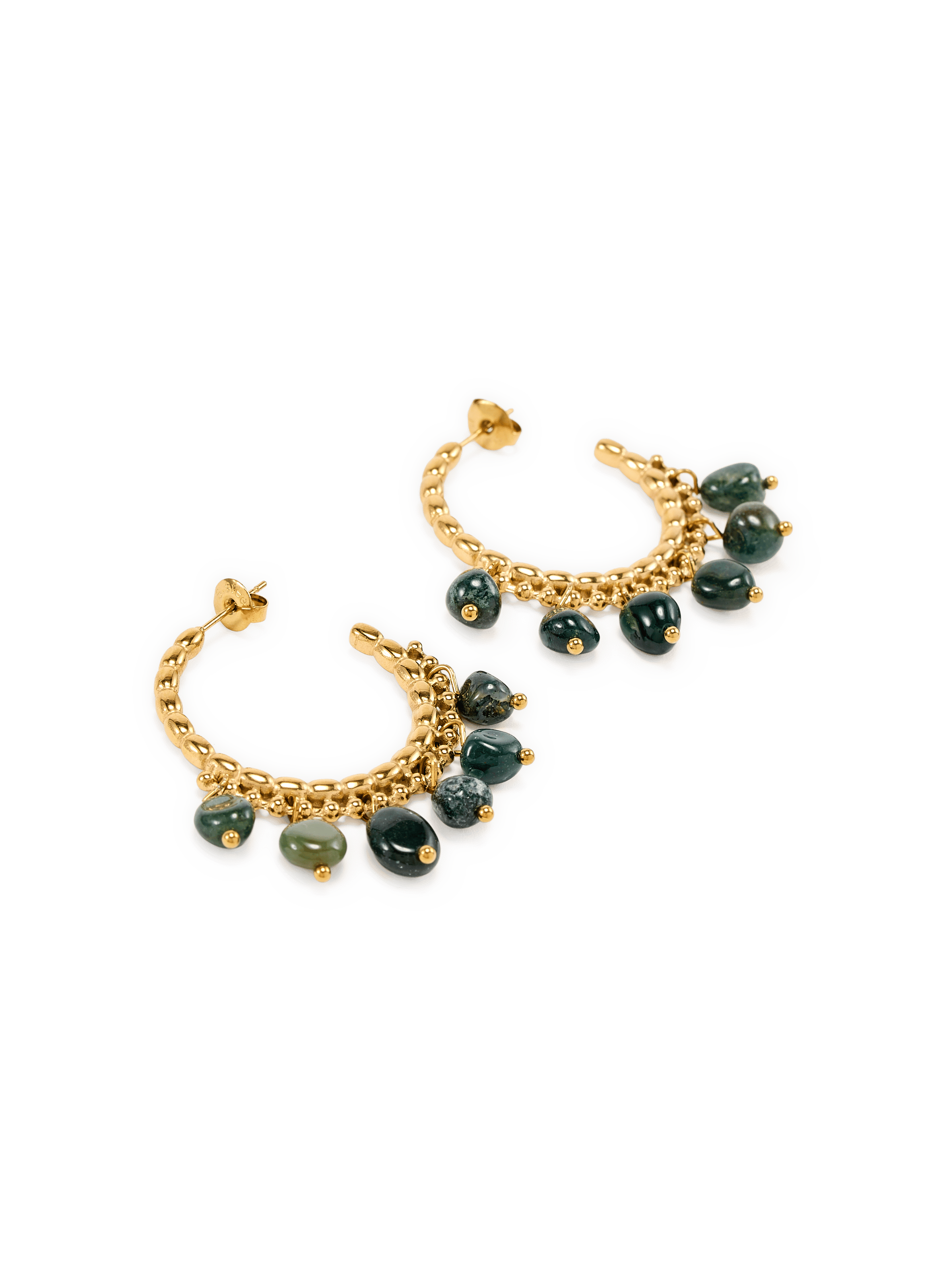 Earrings with gemstones AU PRINTEMPS PARIS Green