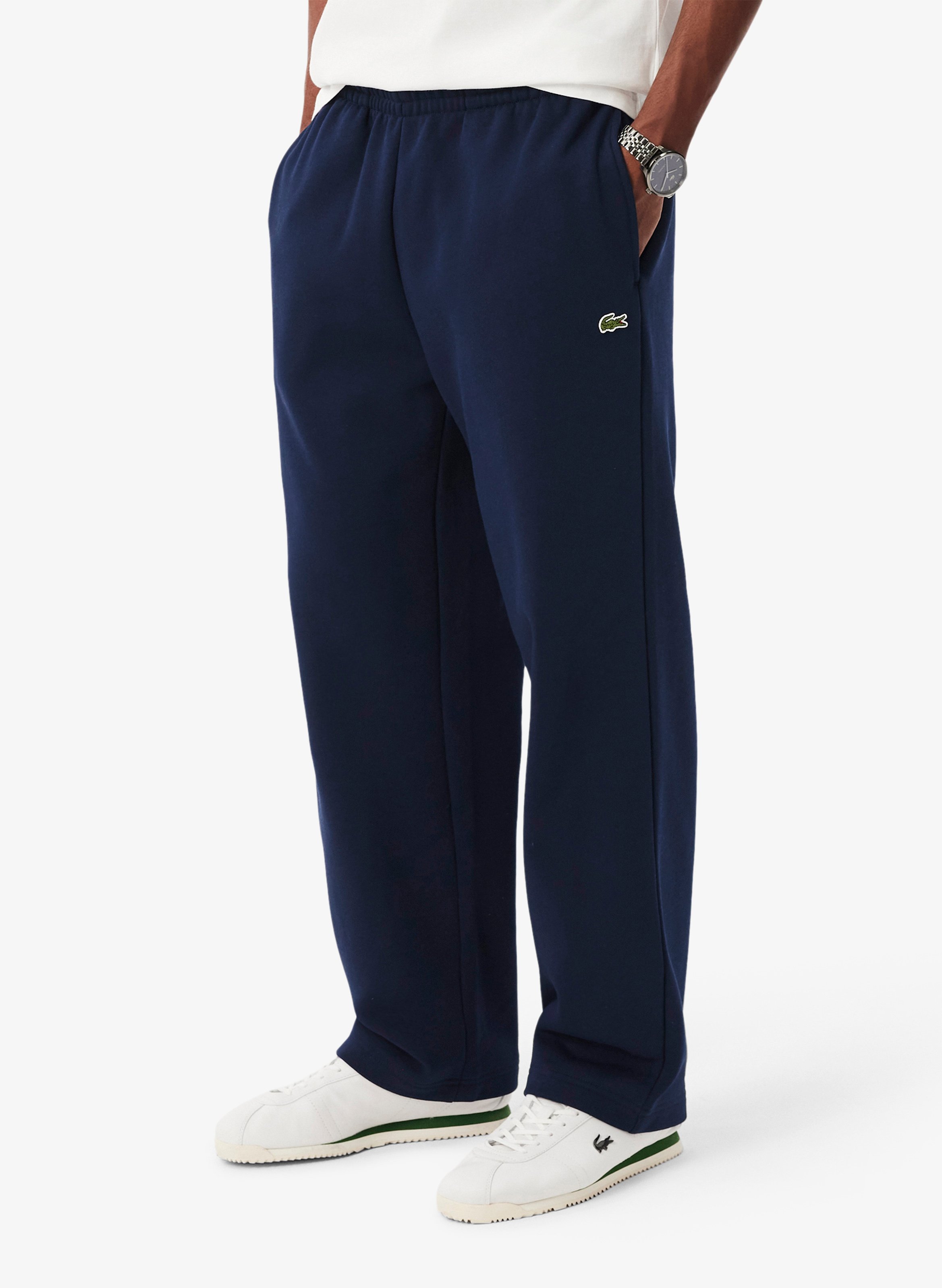 Straight cotton track pants LACOSTE