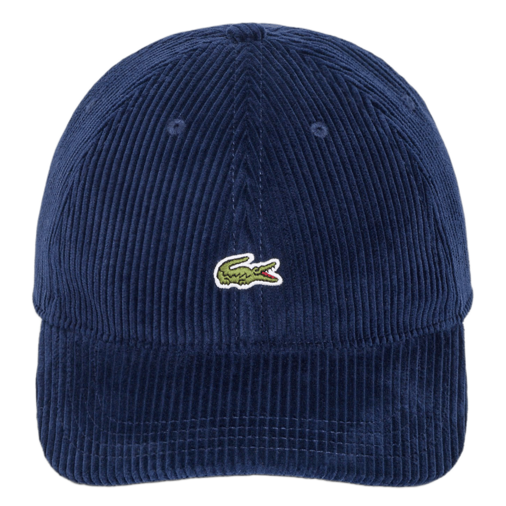 Gerippte Baumwollmütze LACOSTE Blau