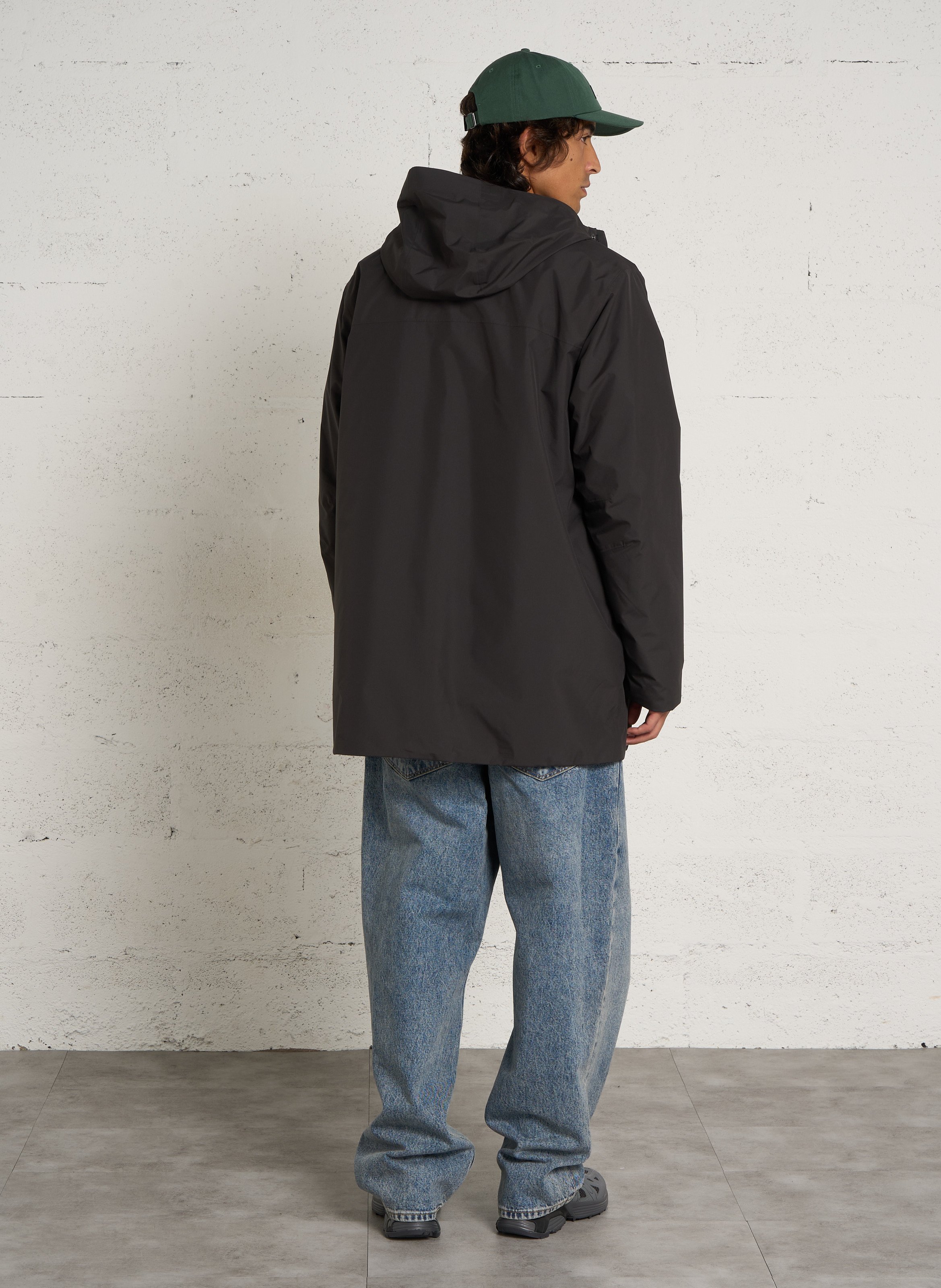 Oversize-Parka mit Kapuze PATAGONIA Schwarz