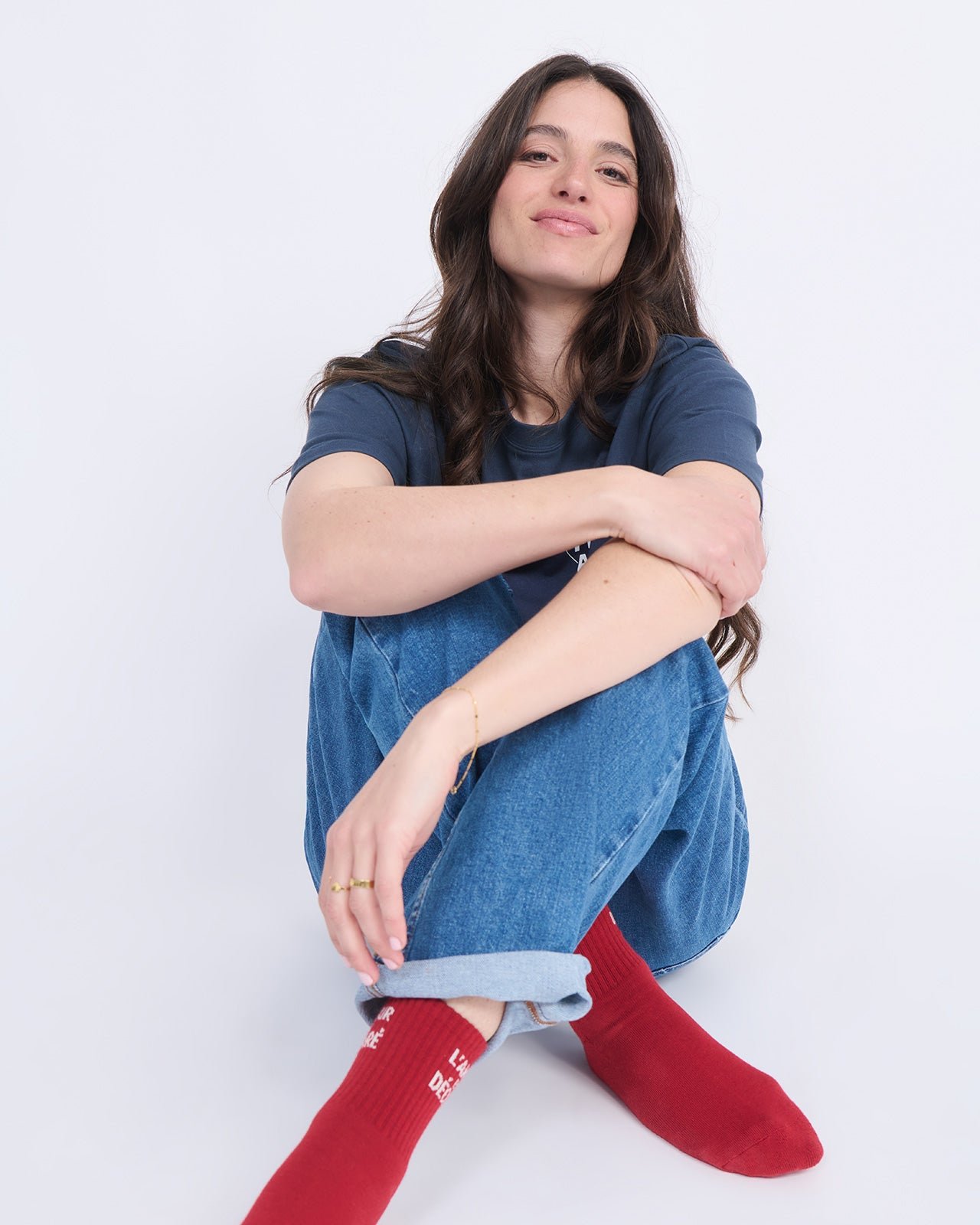Socks love is declared EMOI EMOI Red