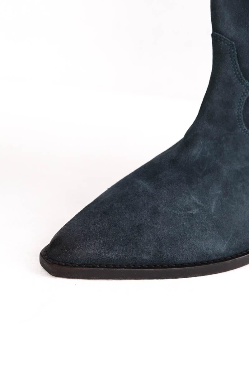 Western boots ISABEL MARANT - Seconde Main Blue