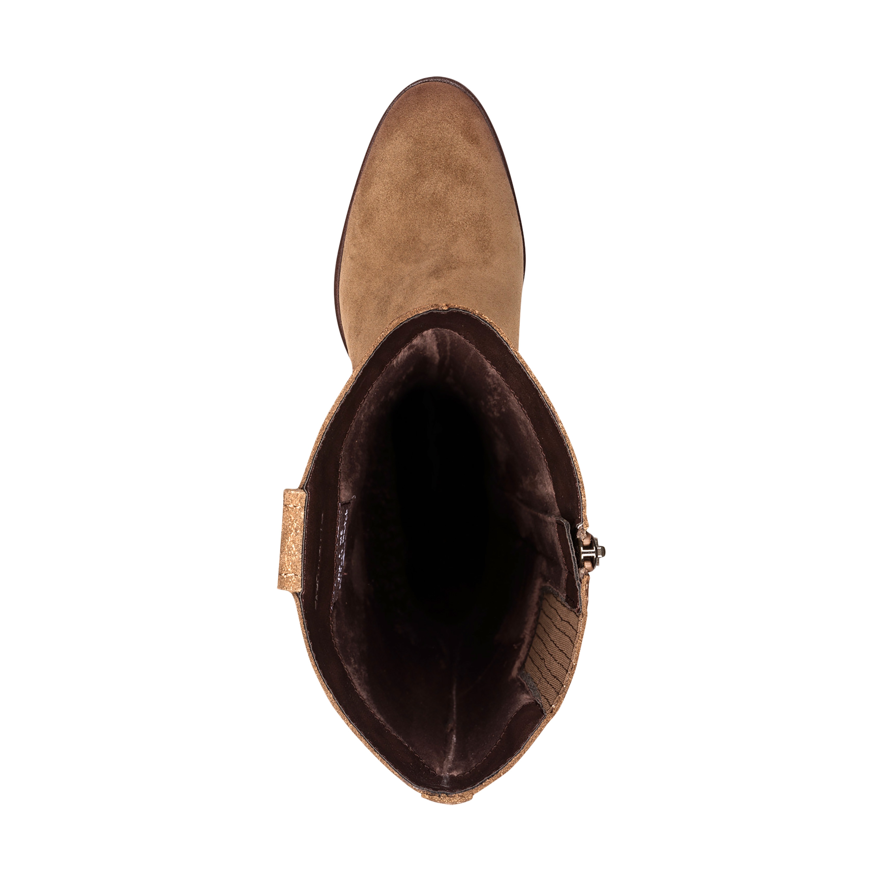 Leather heeled boot | Brown TAMARIS Women