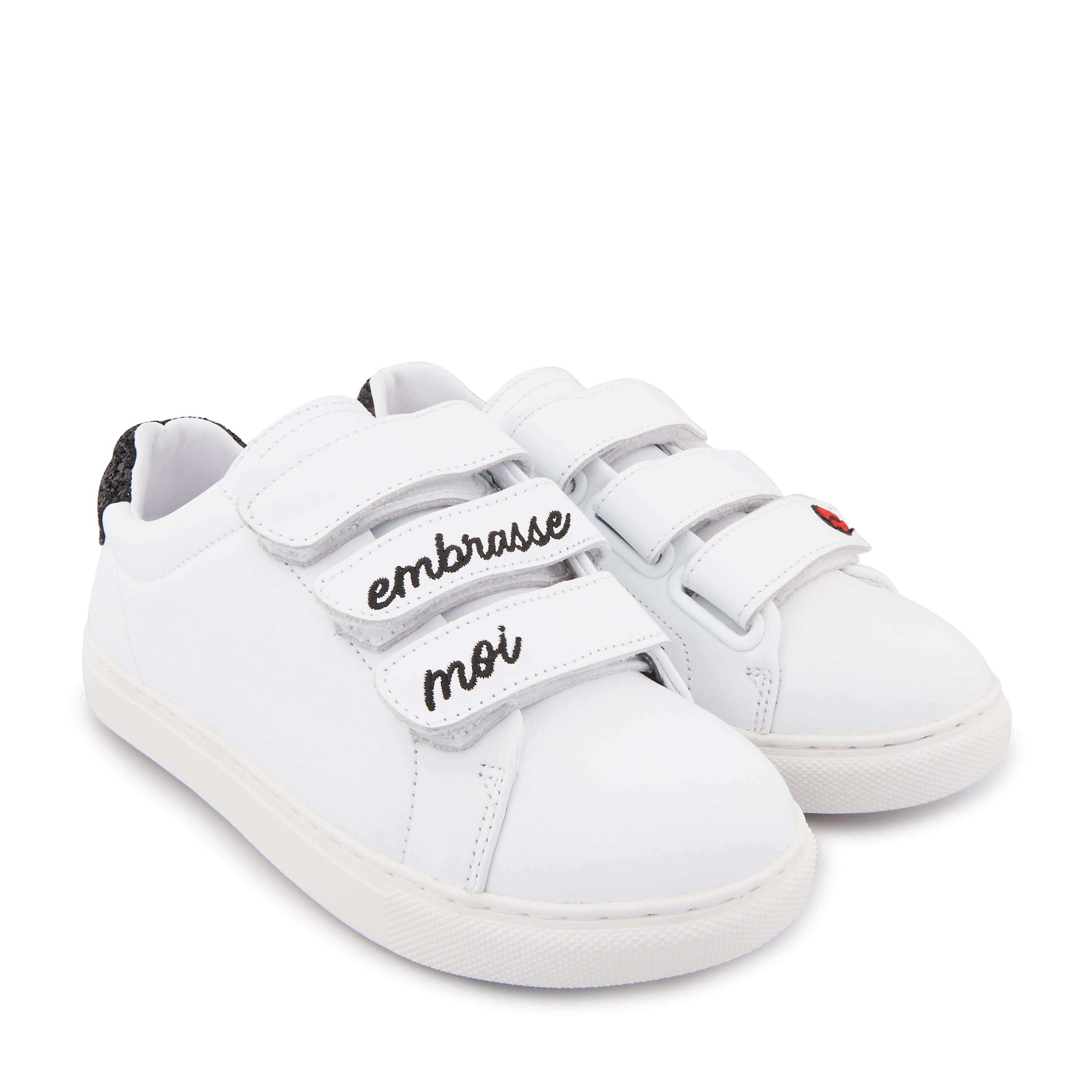 Leather sneakers BONS BAISERS PARIS White