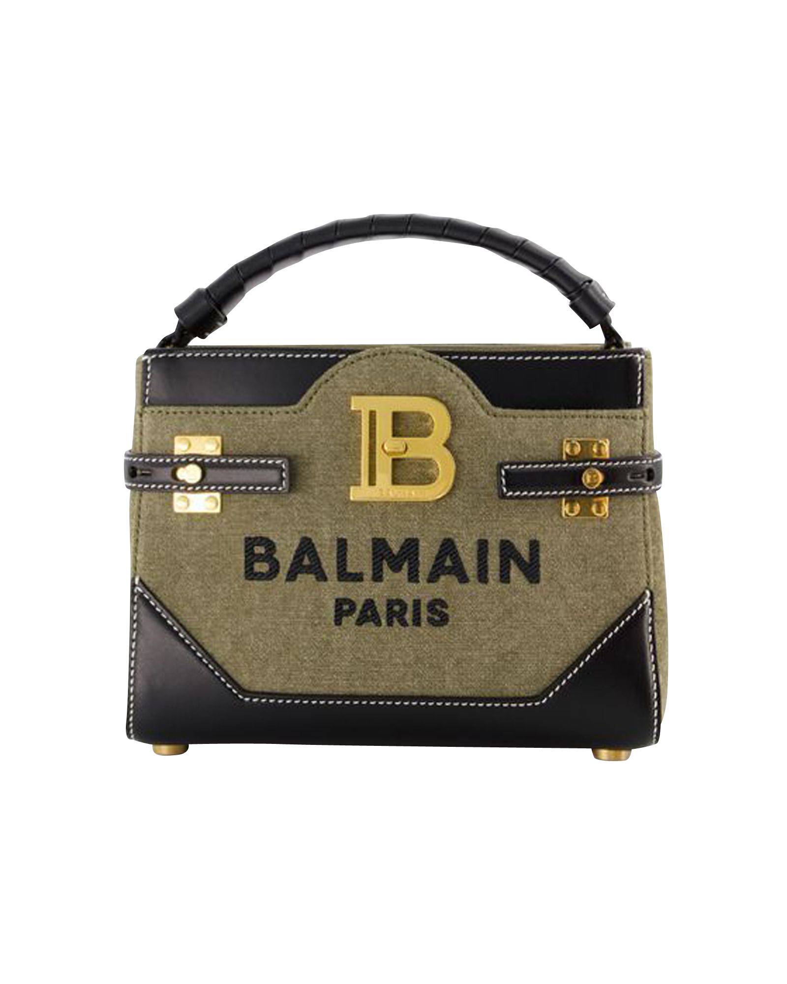 Sac Main Bbuzz Kaki Balmain Seconde Main Femme Place des