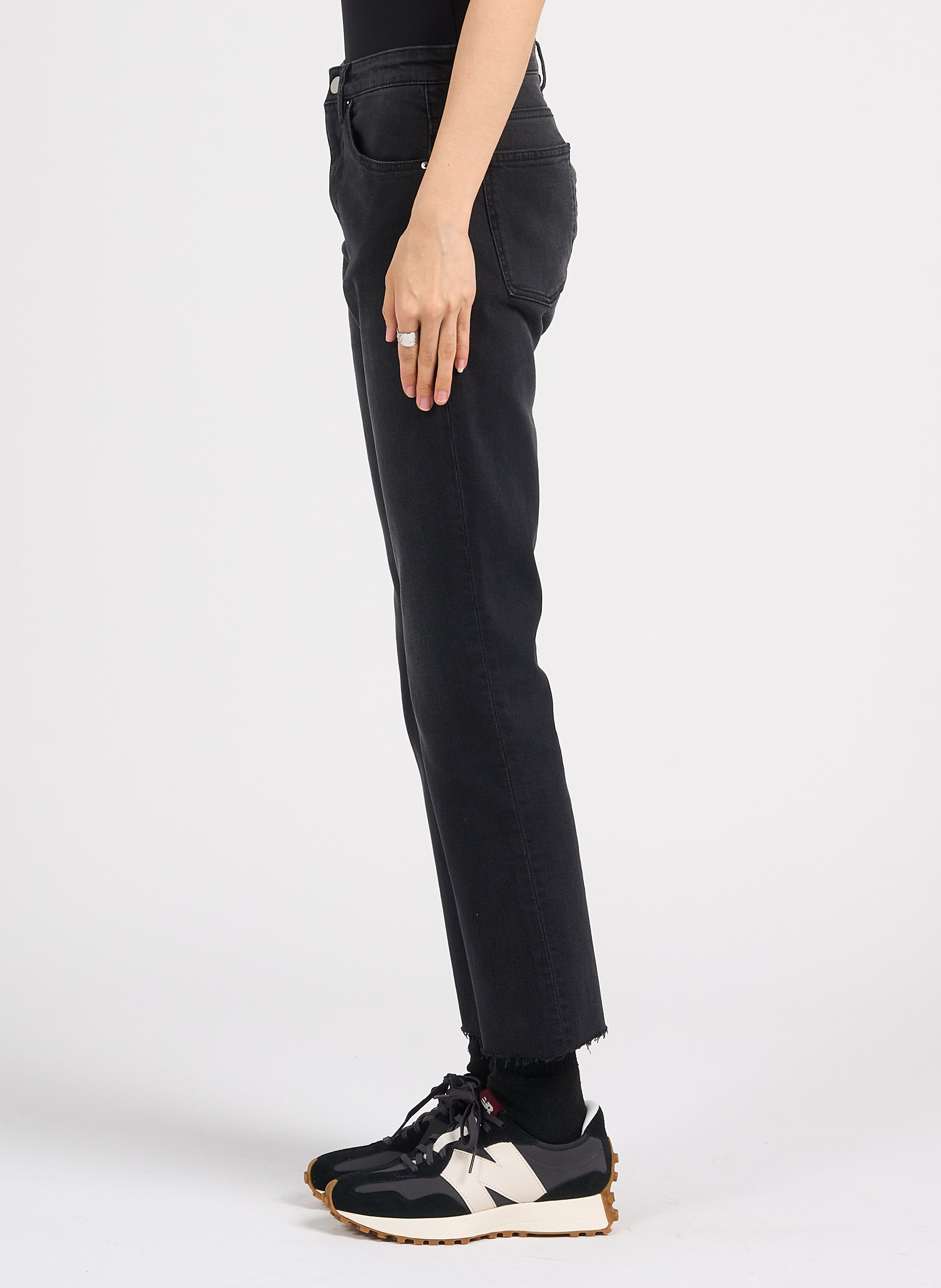 Rechte jeans | katoenblend ACQUAVERDE Zwart