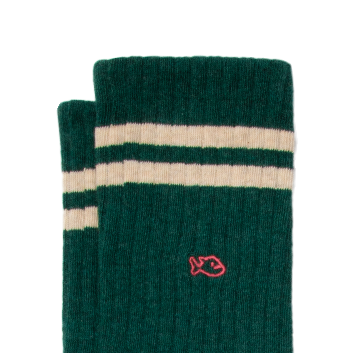 Combed Cotton Retro Socks BILLYBELT Green