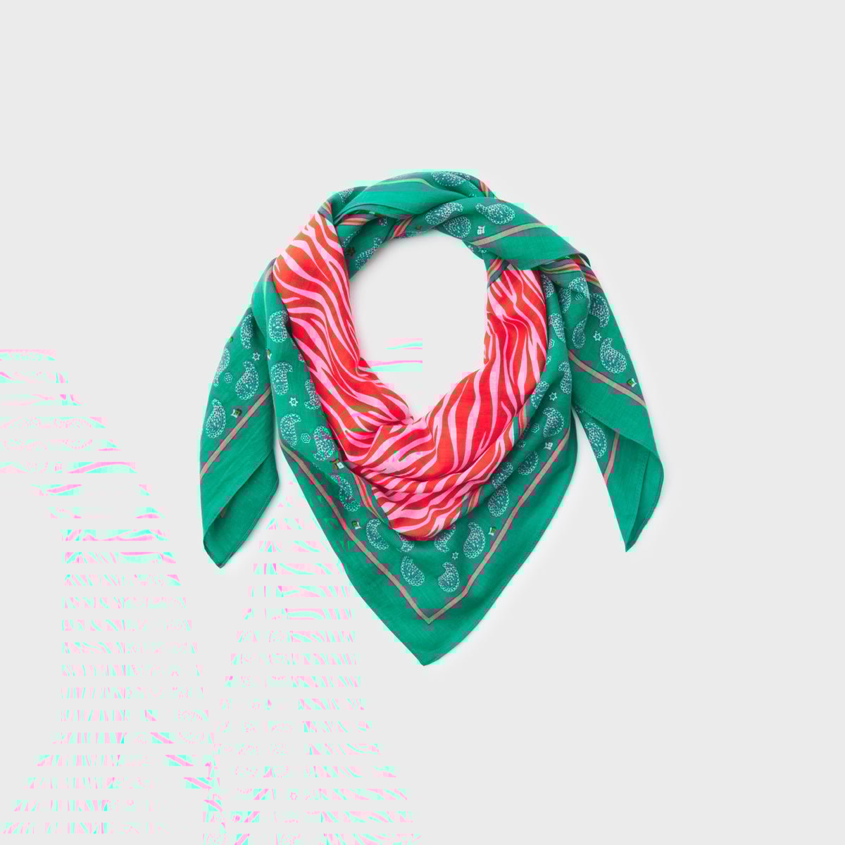 Organic cotton scarf BILLYBELT Red