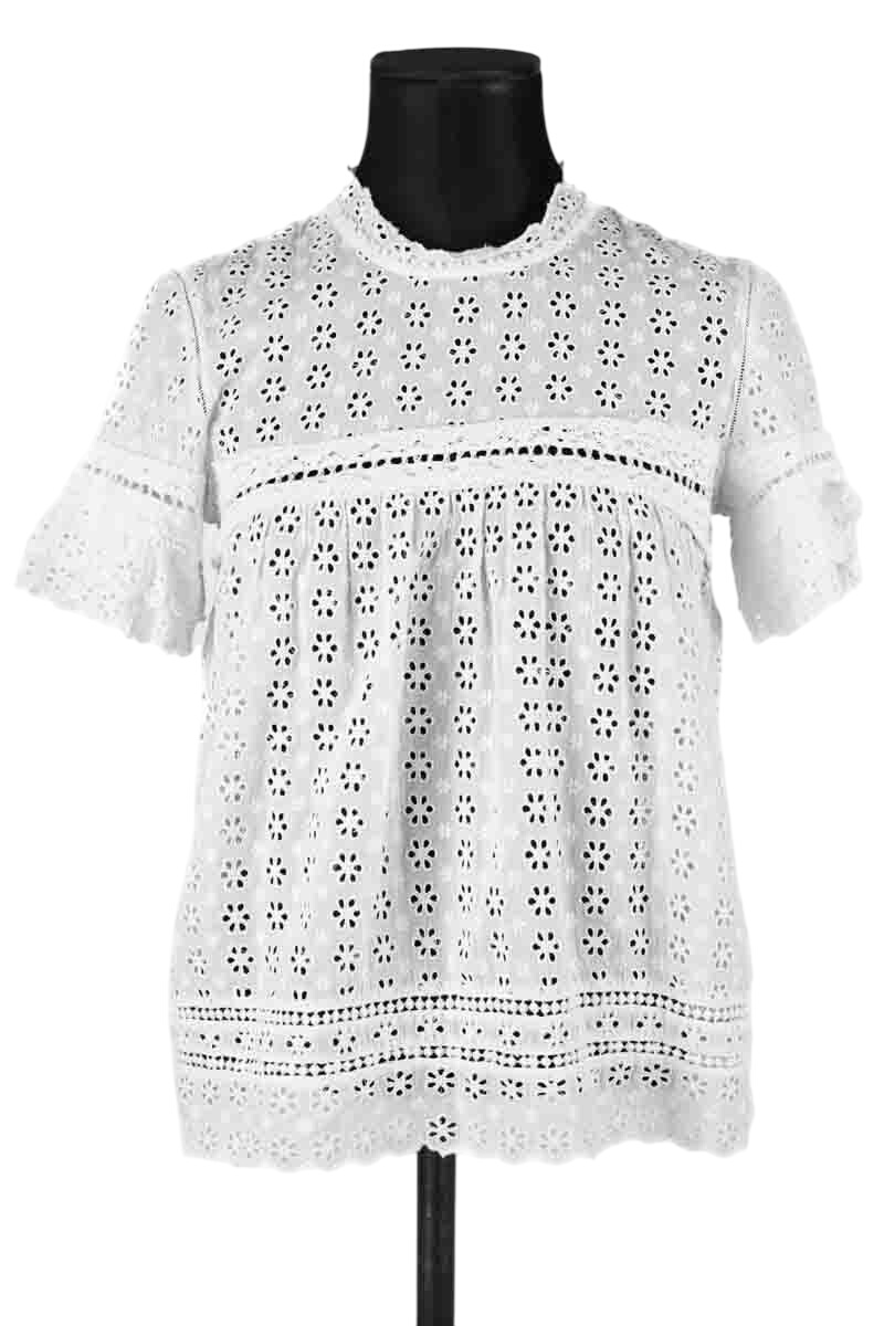 Cotton blouse SEZANE - Seconde main White