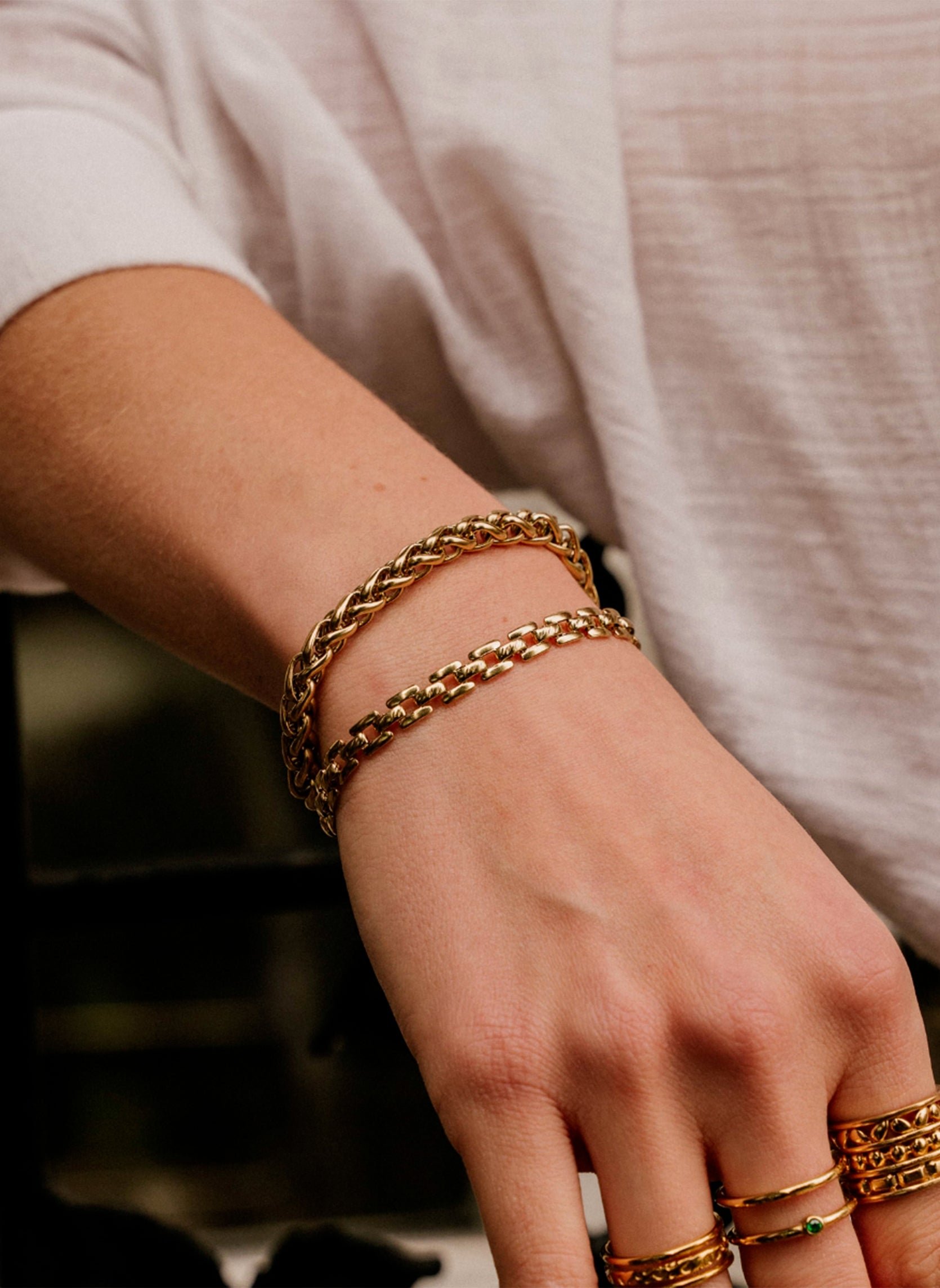 Chain bracelet AEC Paris Golden