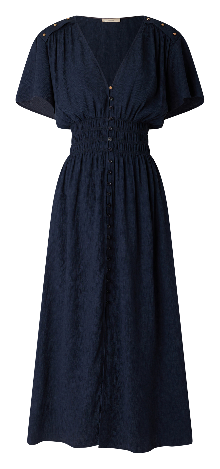 Long V-neck dress SESSUN Blue