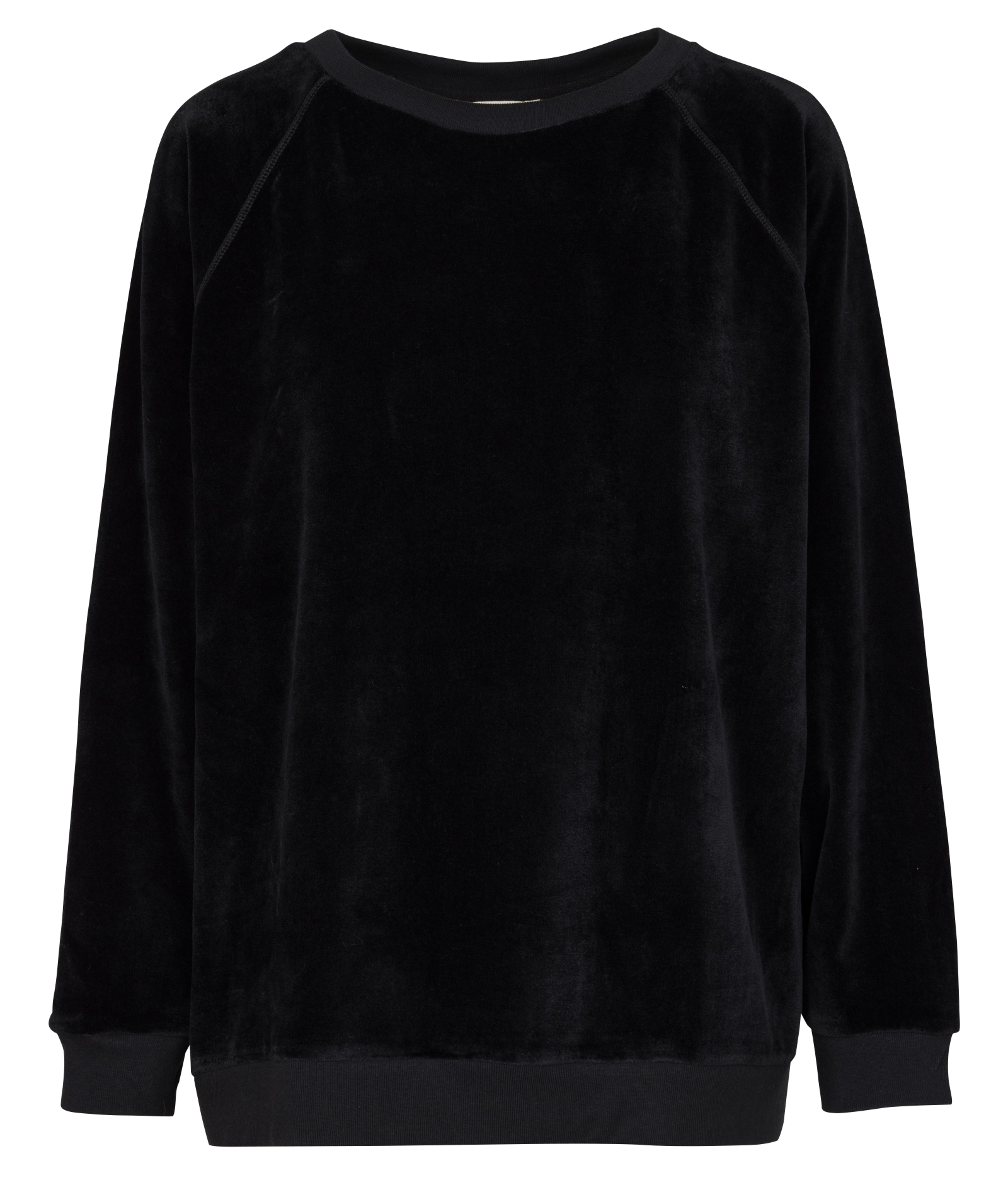 Oversize Rundhalsausschnitt Sweatshirt ACOTE Schwarz