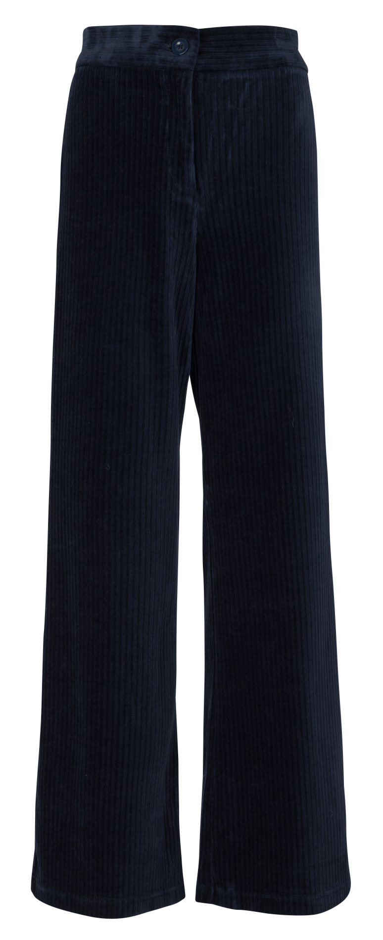 Pantalon droit en coton mélangé NICE THINGS Bleu