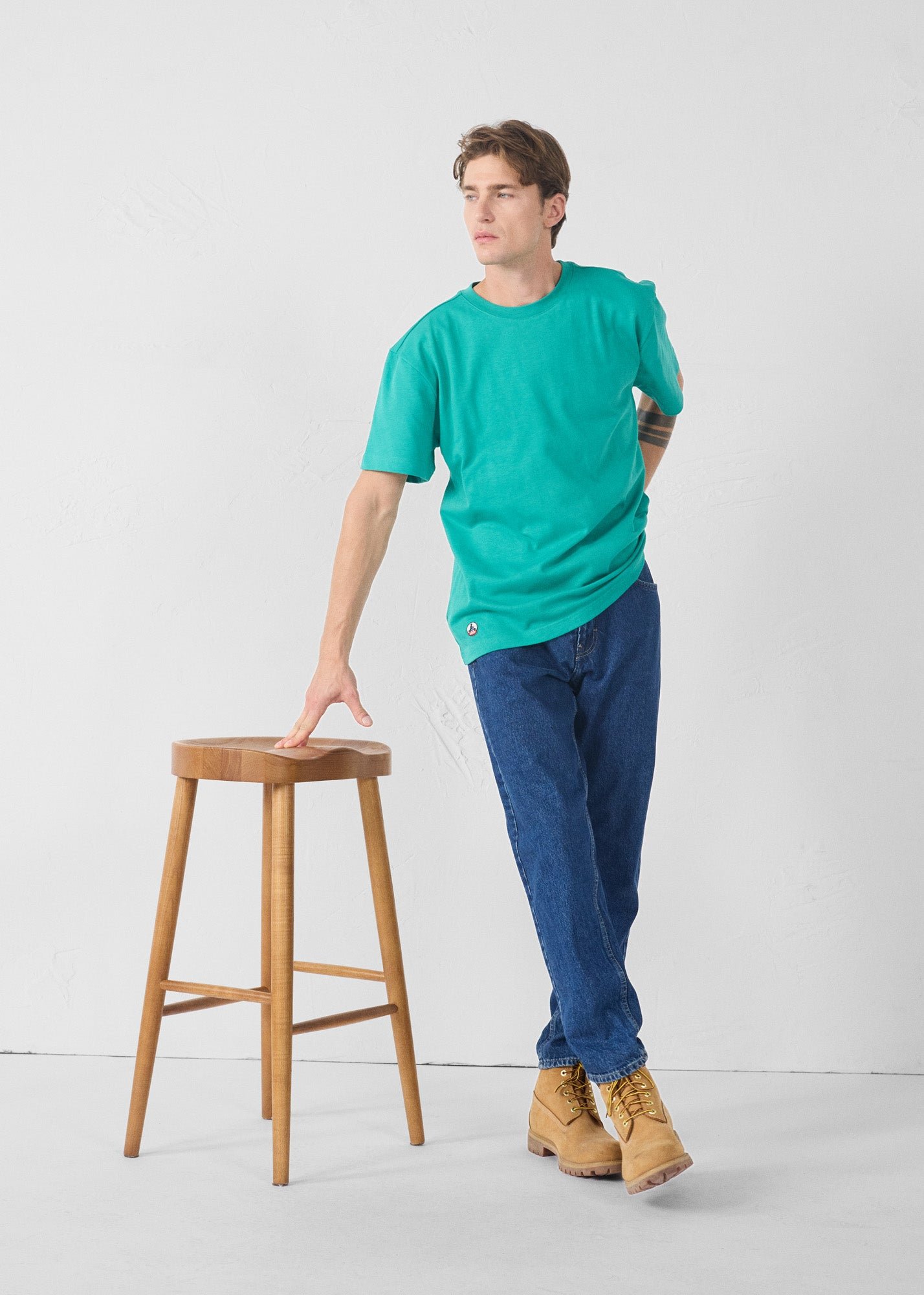 Round neck t-shirt Andrea JOTT Green
