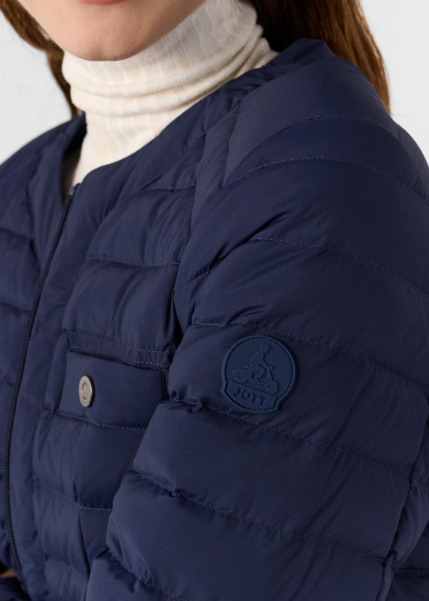 Ingrid tailored puffer jacket JOTT Blue