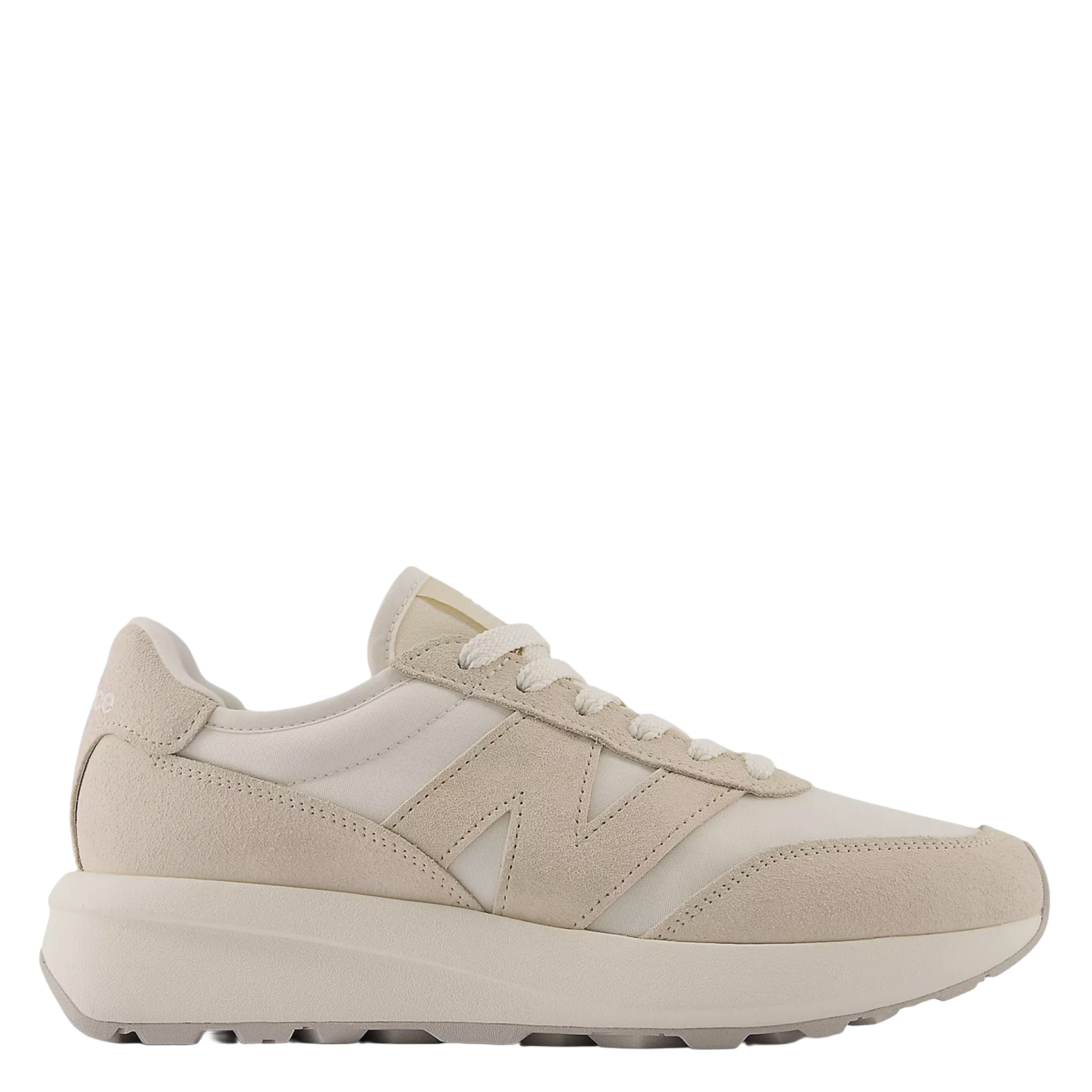Low-top leather mix sneakers NEW BALANCE White