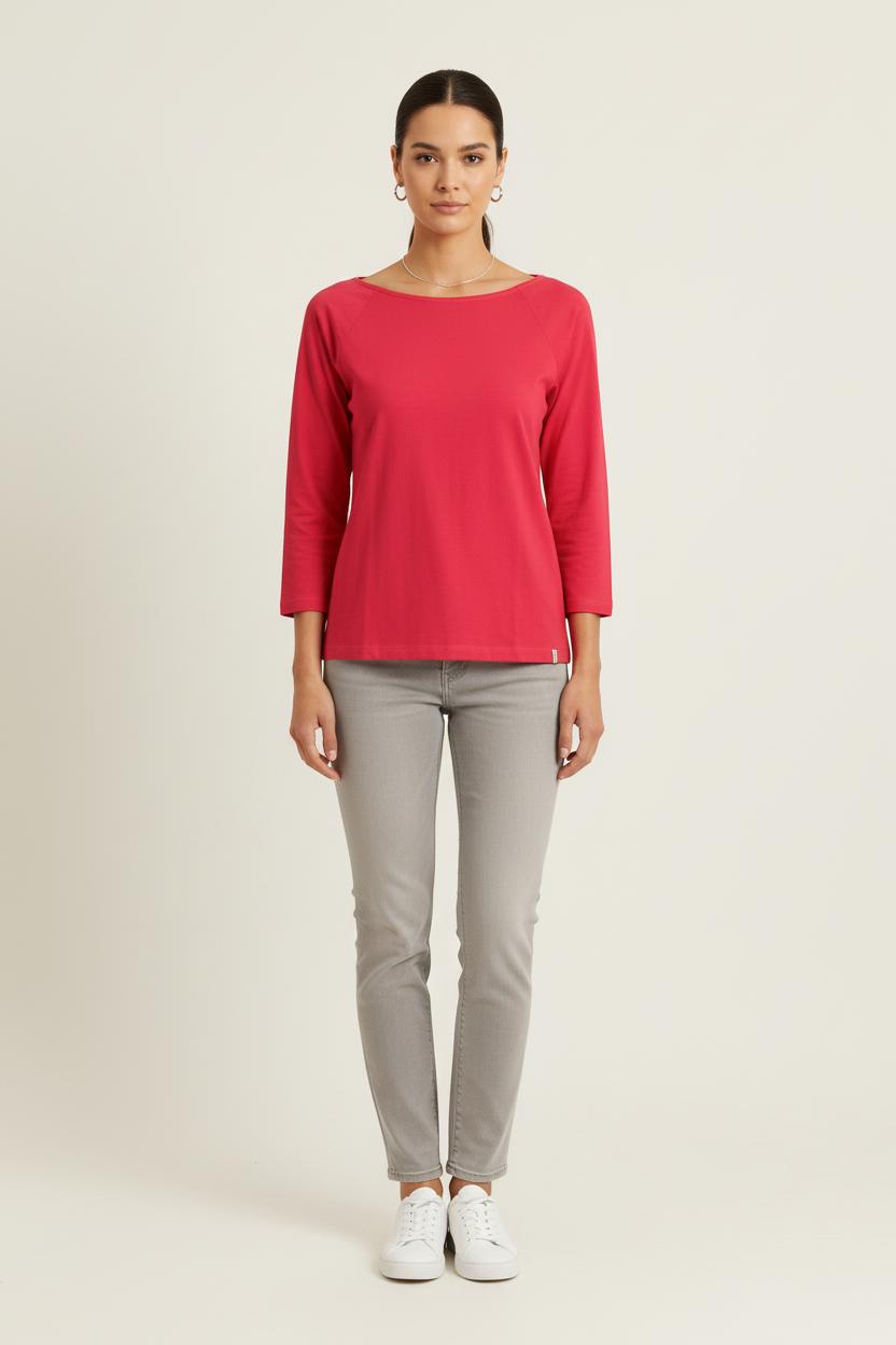 Tommy Badge T-shirt INES DE LA FRESSANGE - Seconde main Pink